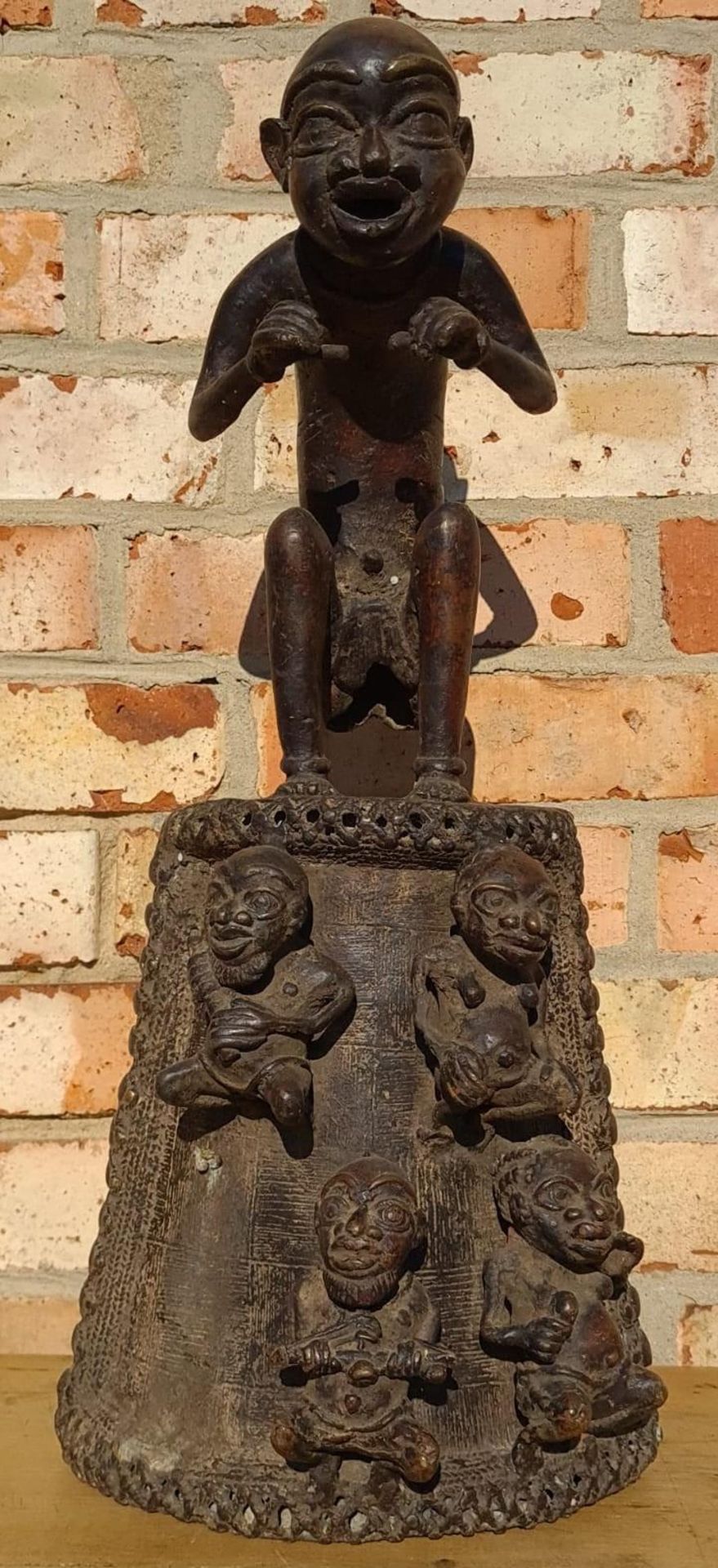 Afrikanische Skulptur aus Bronze, 1. Hälfte 20. Jahrhundert