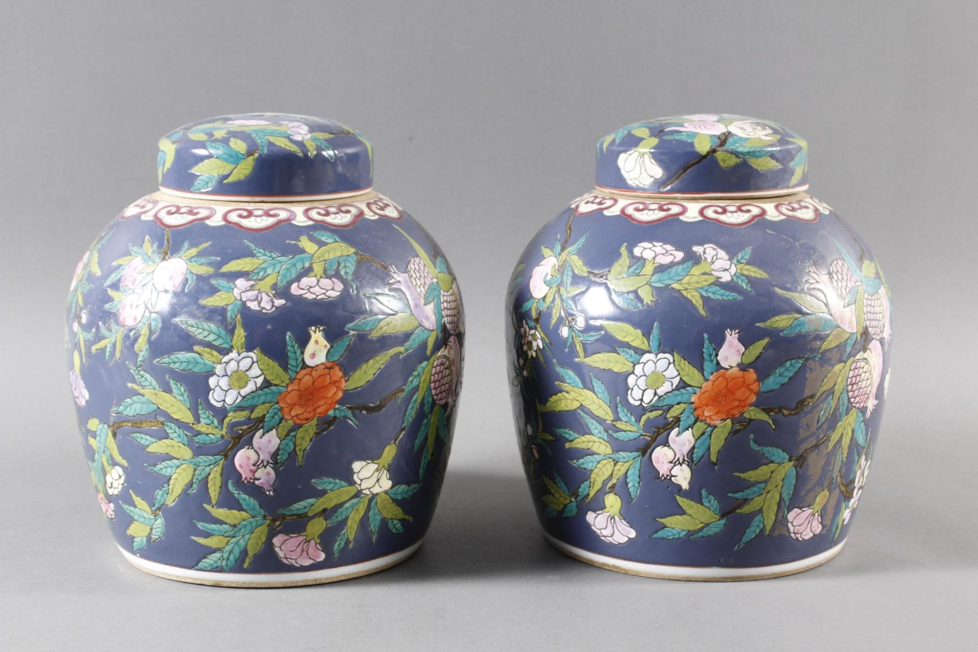 Paar Chinesische Vorratsgefäße, Pair of Jars, China 20. Jahrhundert