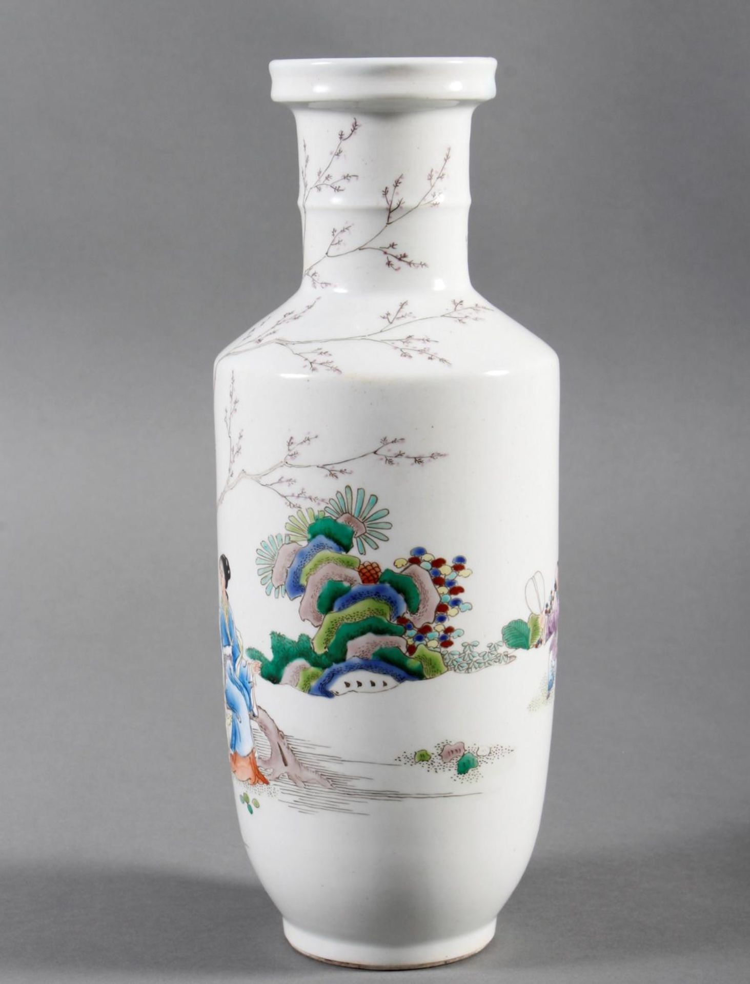 Porzellanziervase, China, wohl 19. Jahrhundert - Image 6 of 9