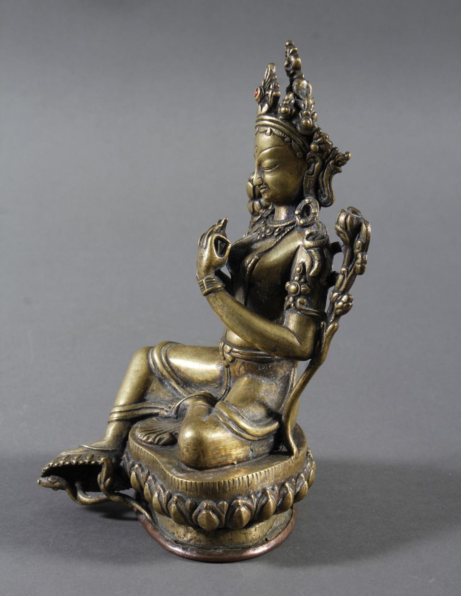 Weiße Tara, Nepal frühes 20. Jahrhundert - Image 4 of 6