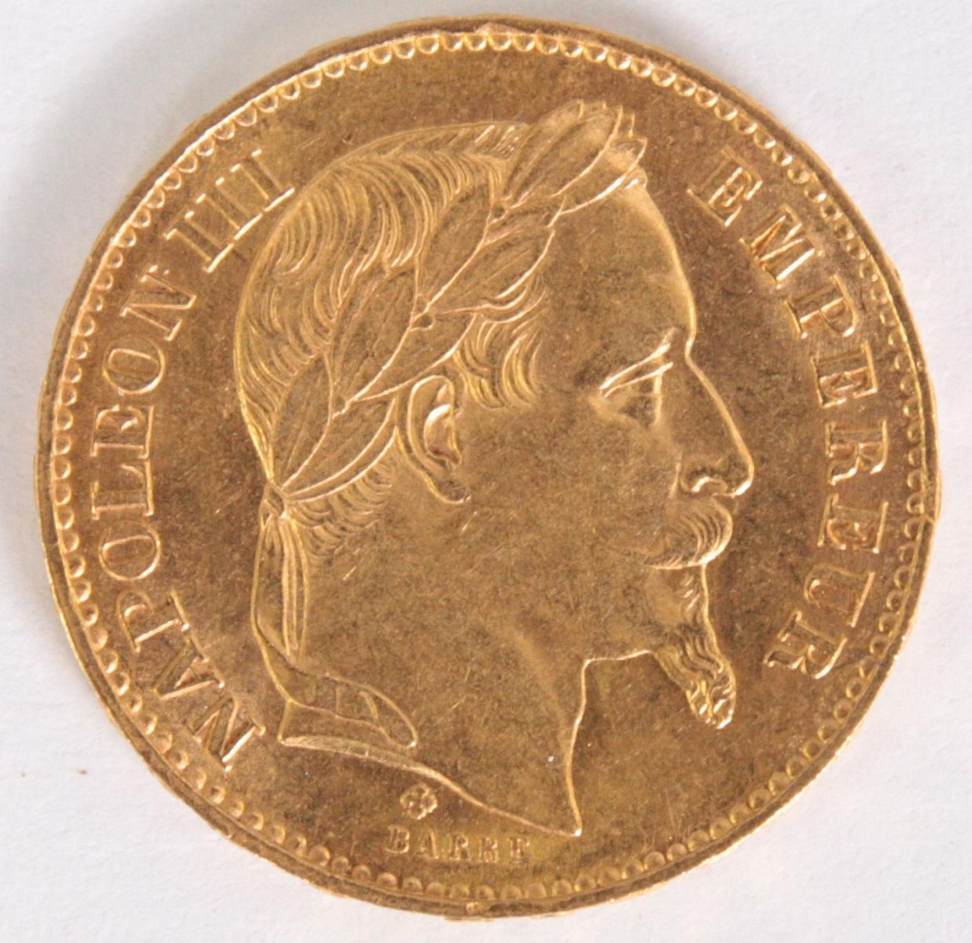 Frankreich, 20 Francs 1869, Napoleon III