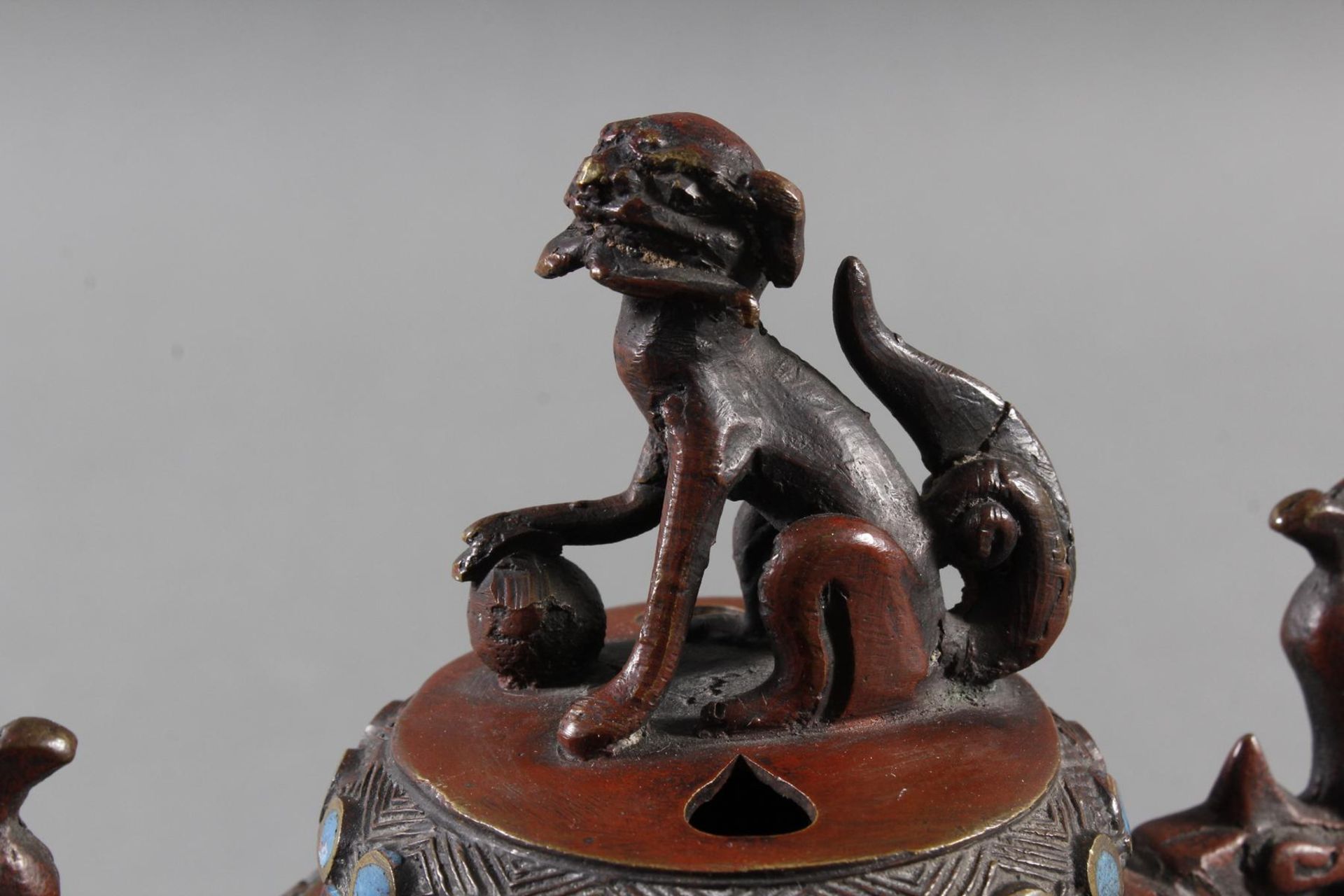 Räucherkoro, Bronze, Japan, Meiji-Periode - Image 2 of 8