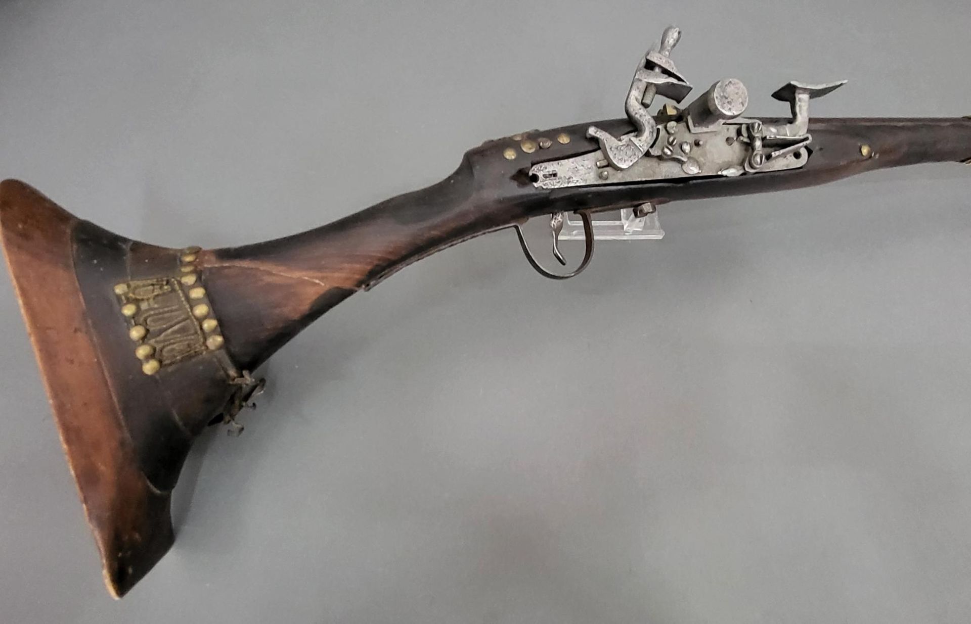 Antikes Steinschloßgewehr um 1800 - Image 2 of 6