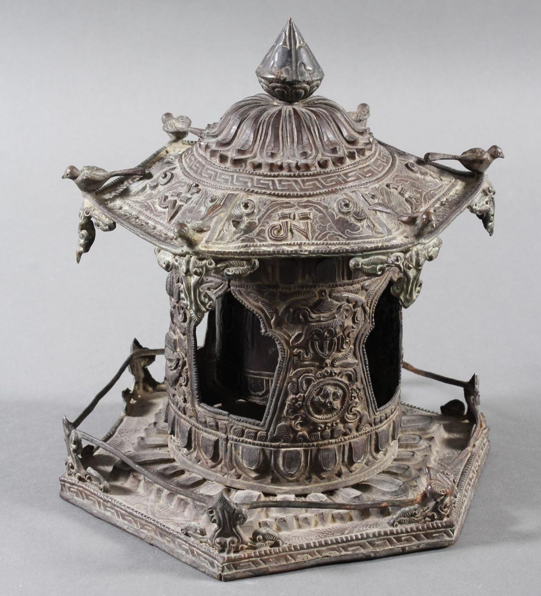 Gebetsmühle, Tibet 18. Jahrhundert
