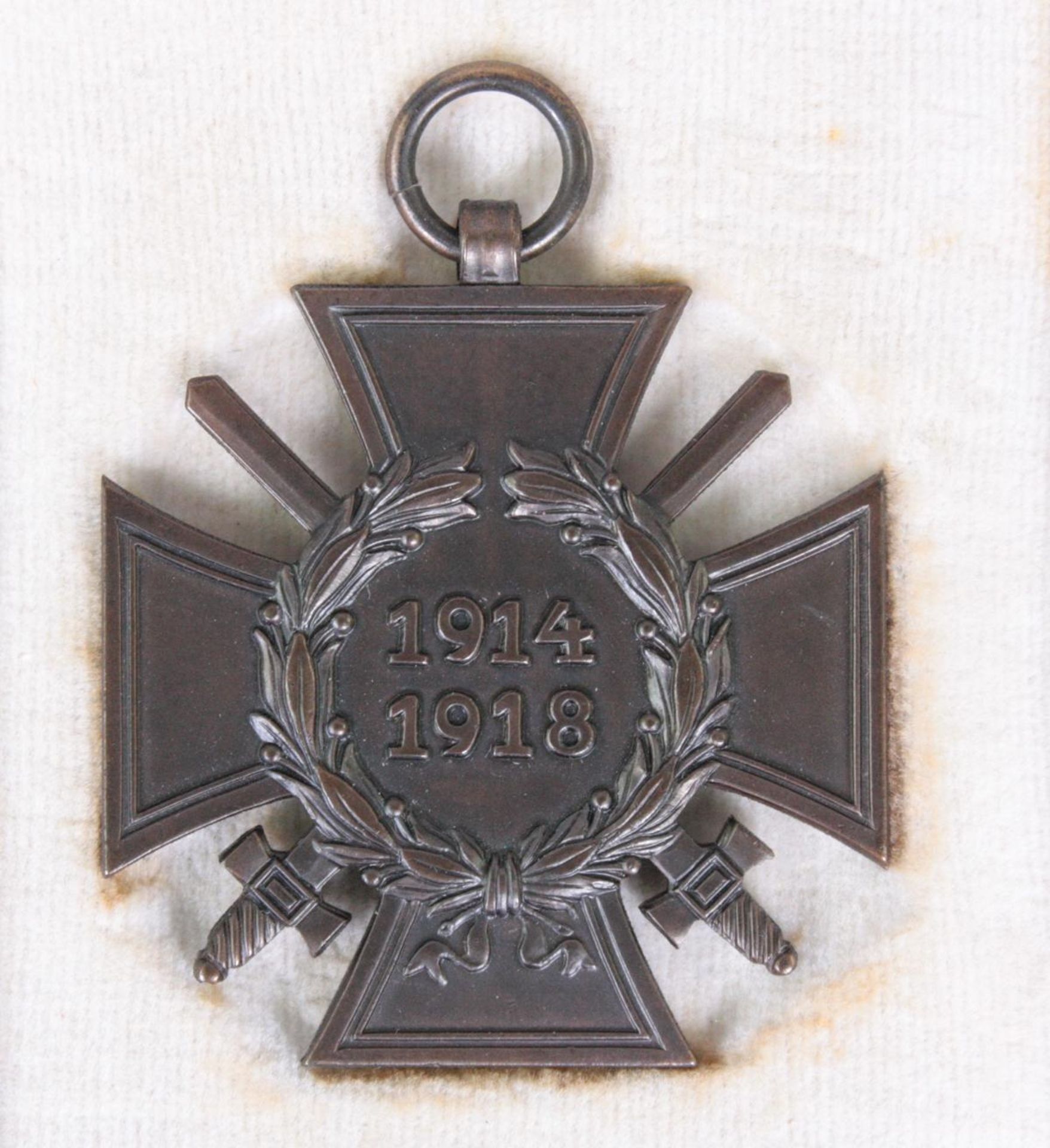 Ehrenkreuz für Frontkämpfer, im roten Etui "Treue um Treue - Image 2 of 4