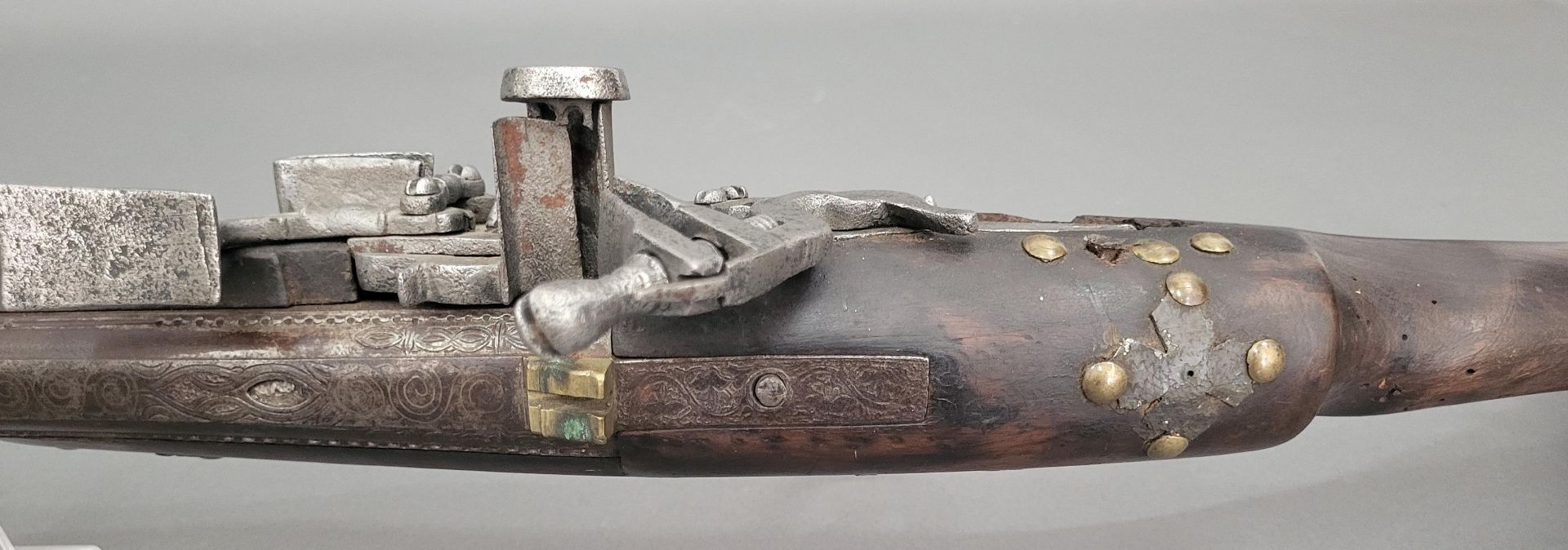 Antikes Steinschloßgewehr um 1800 - Image 6 of 6