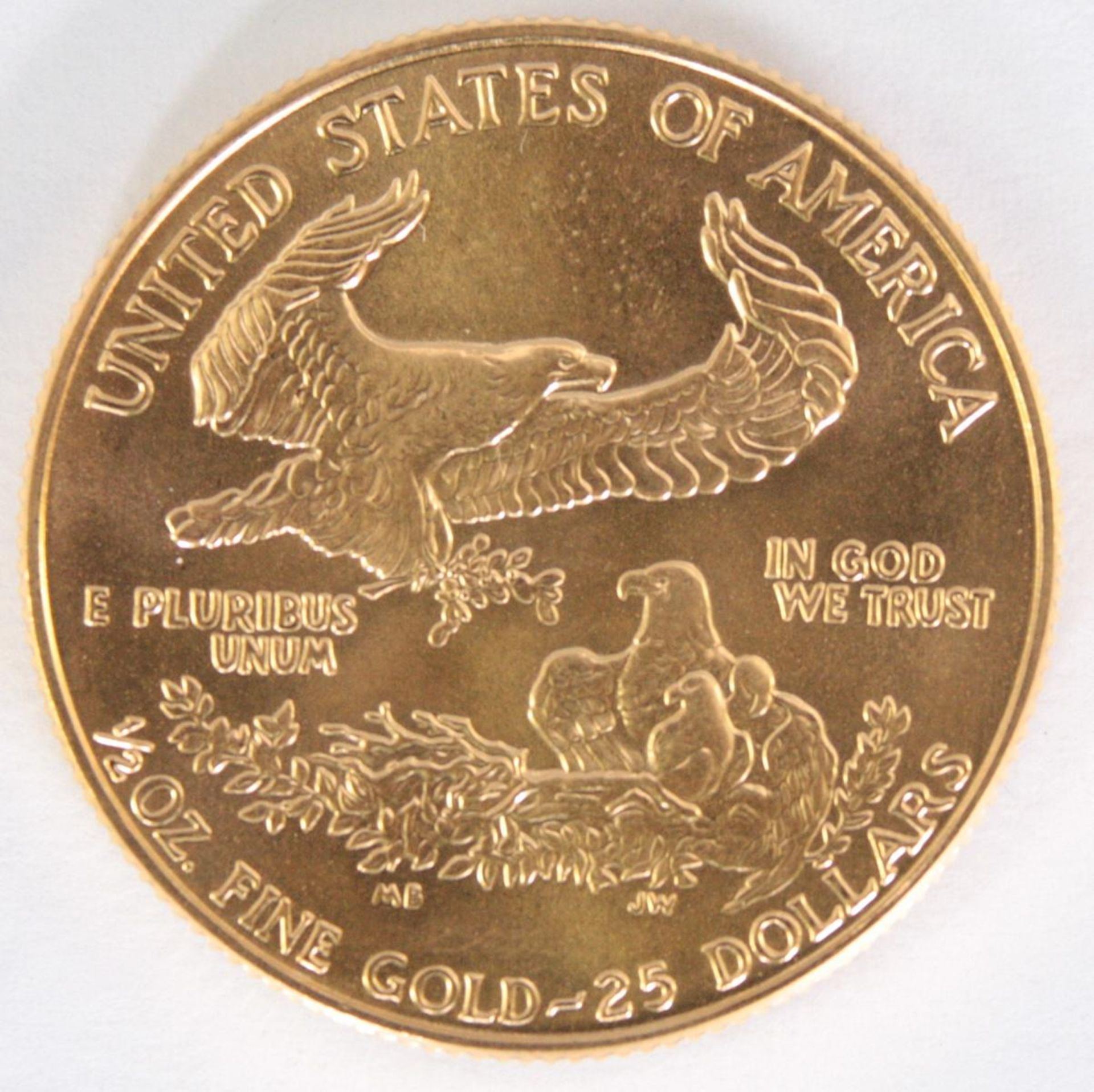 USA, 25 Dollars, Liberty, 1/2 Unze Feingold - Image 2 of 2