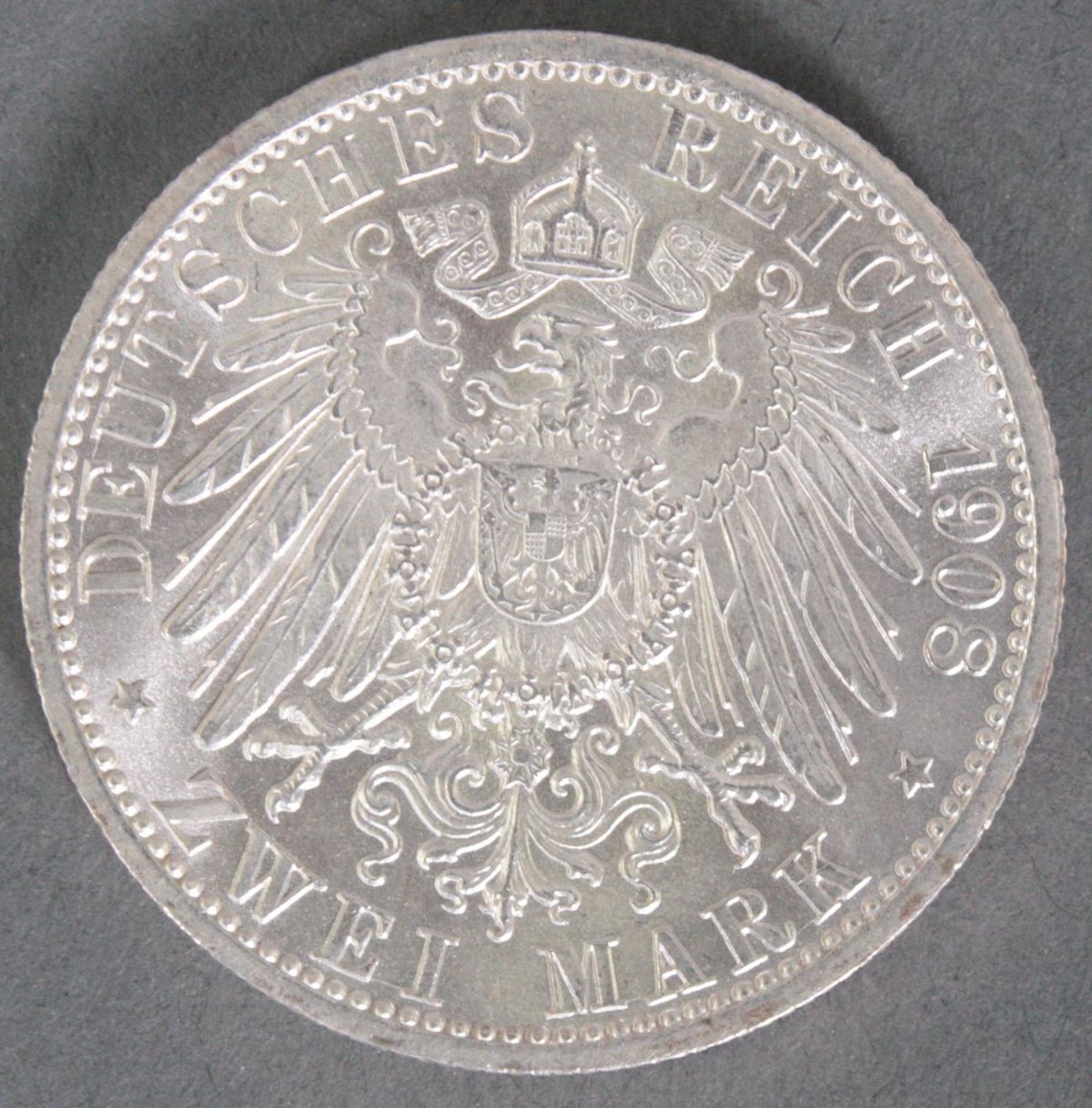 Sachsen-Weimar-Eisenach, 2 Mark 1908 - Bild 2 aus 2