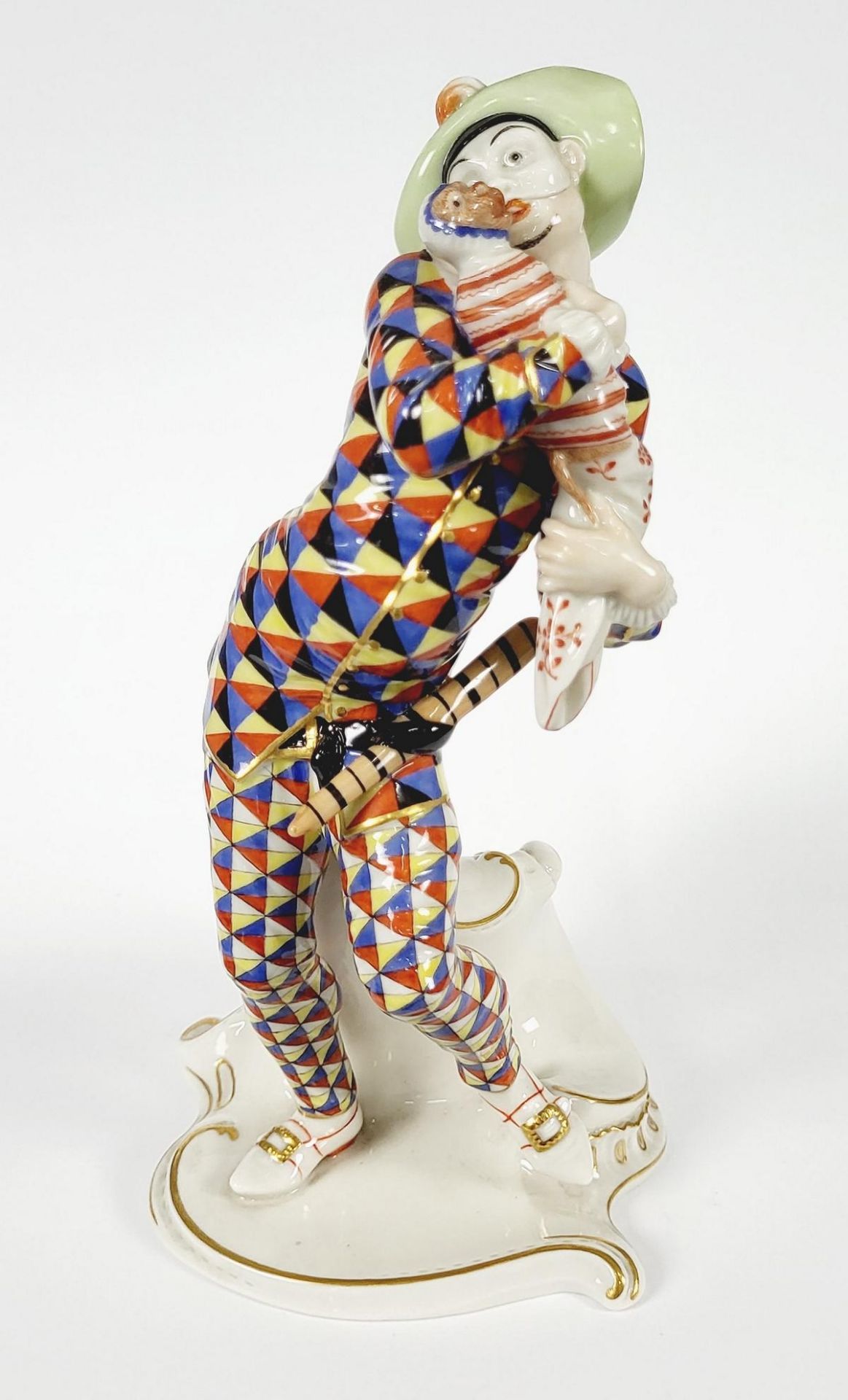 Nymphenburg Figur "Harlekin" aus der Commedia dell'Arte