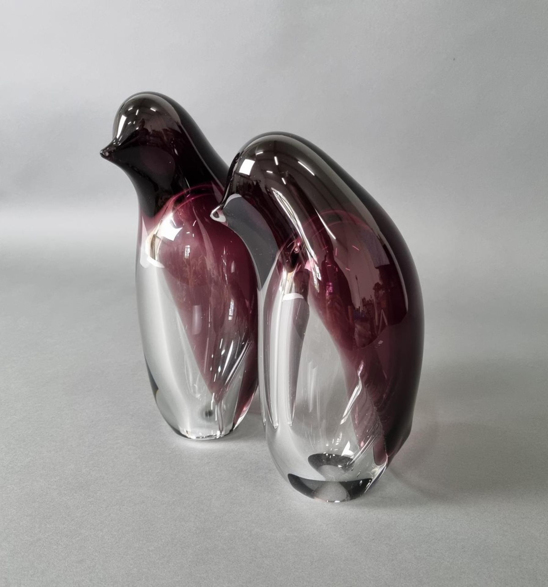 Paar Glasfiguren, "Pinguine". Lauscha - Bild 2 aus 5