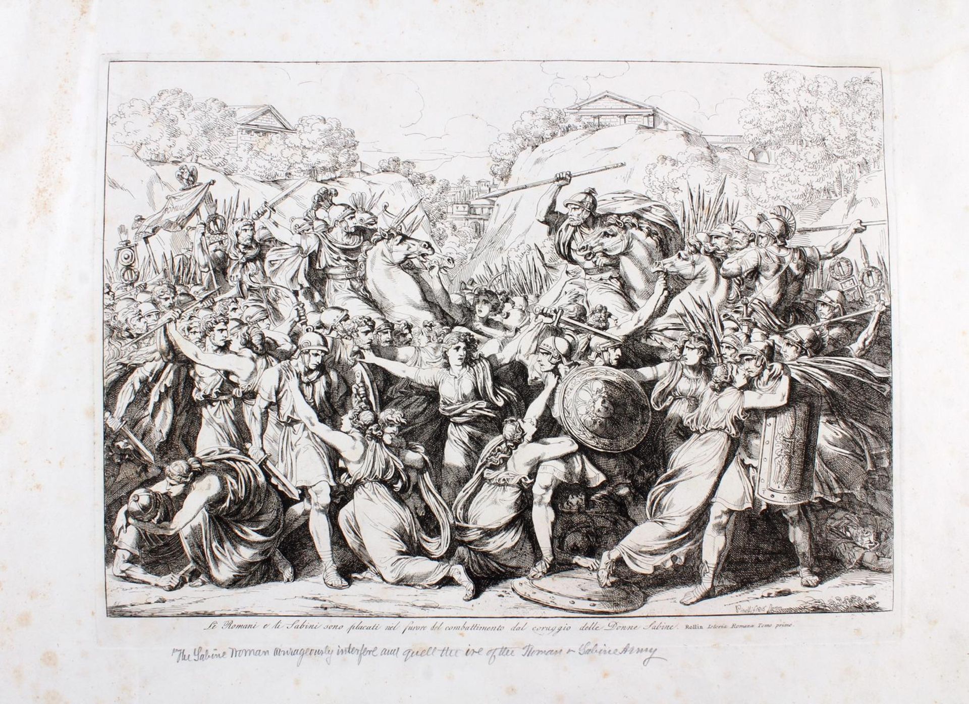 Album mit 97 Kupfertafeln, Istoria Romana von Bartolomeo Pinelli - Bild 3 aus 23
