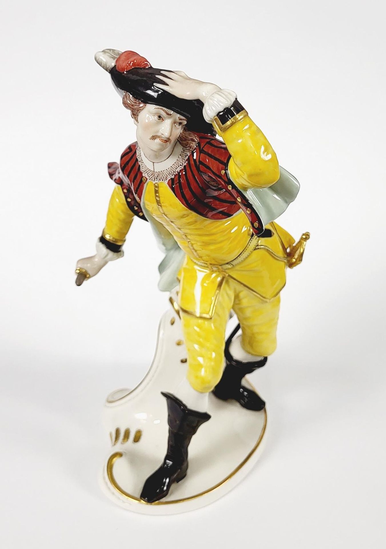 Nymphenburg Figur "Capitano Spavento" aus der Commedia dell'Arte