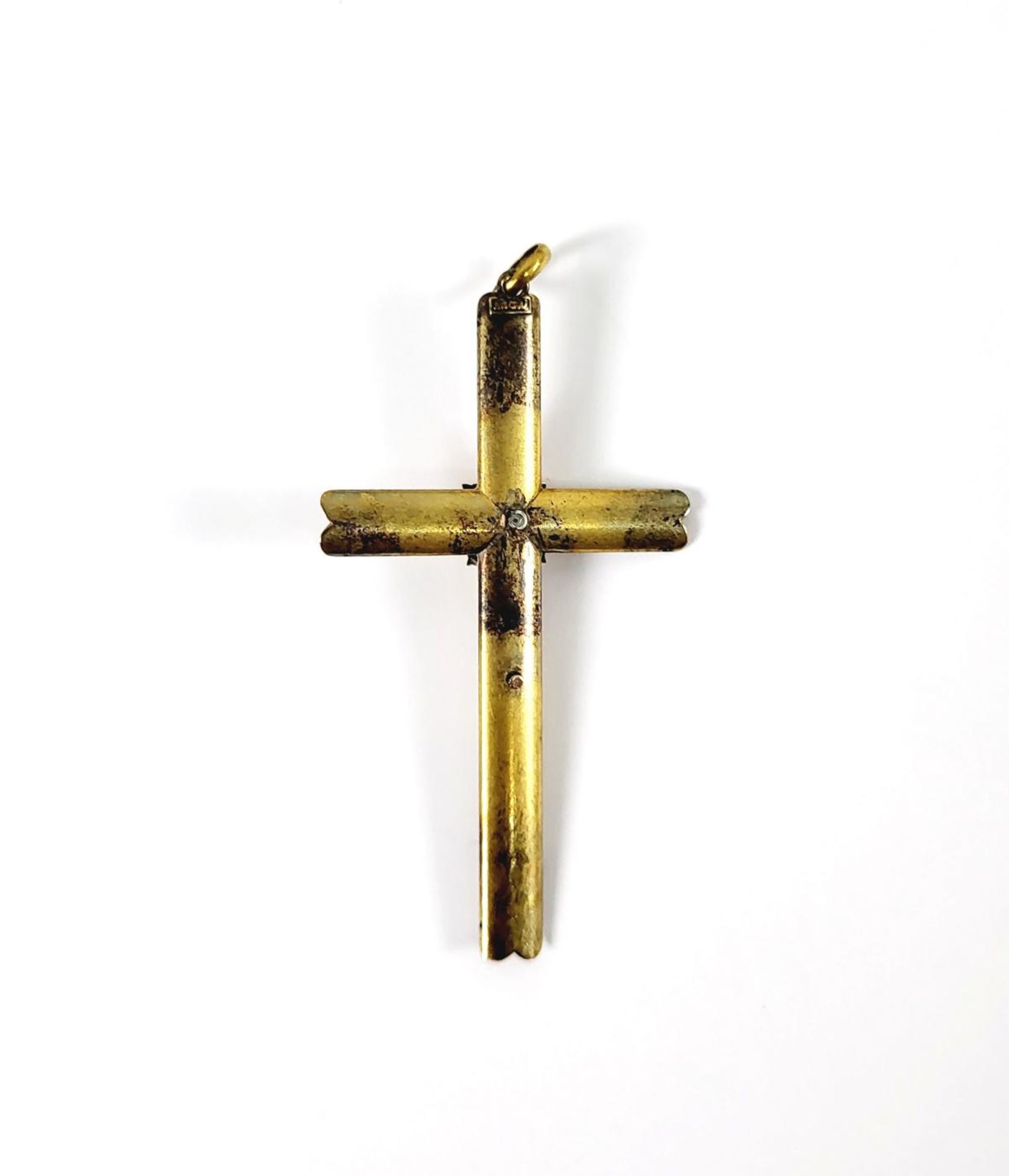 Antikes Kreuz aus 14 Karat Gold - Image 2 of 2