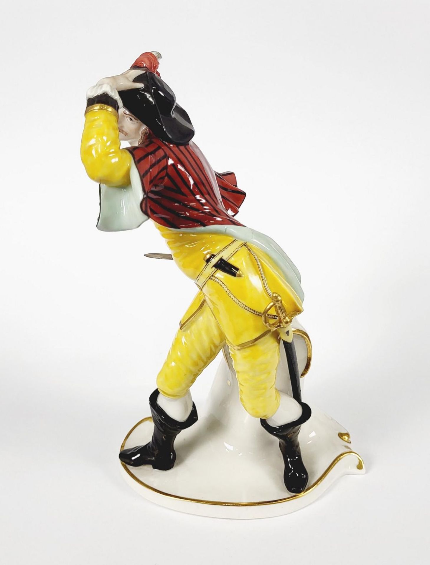 Nymphenburg Figur "Capitano Spavento" aus der Commedia dell'Arte - Bild 2 aus 5