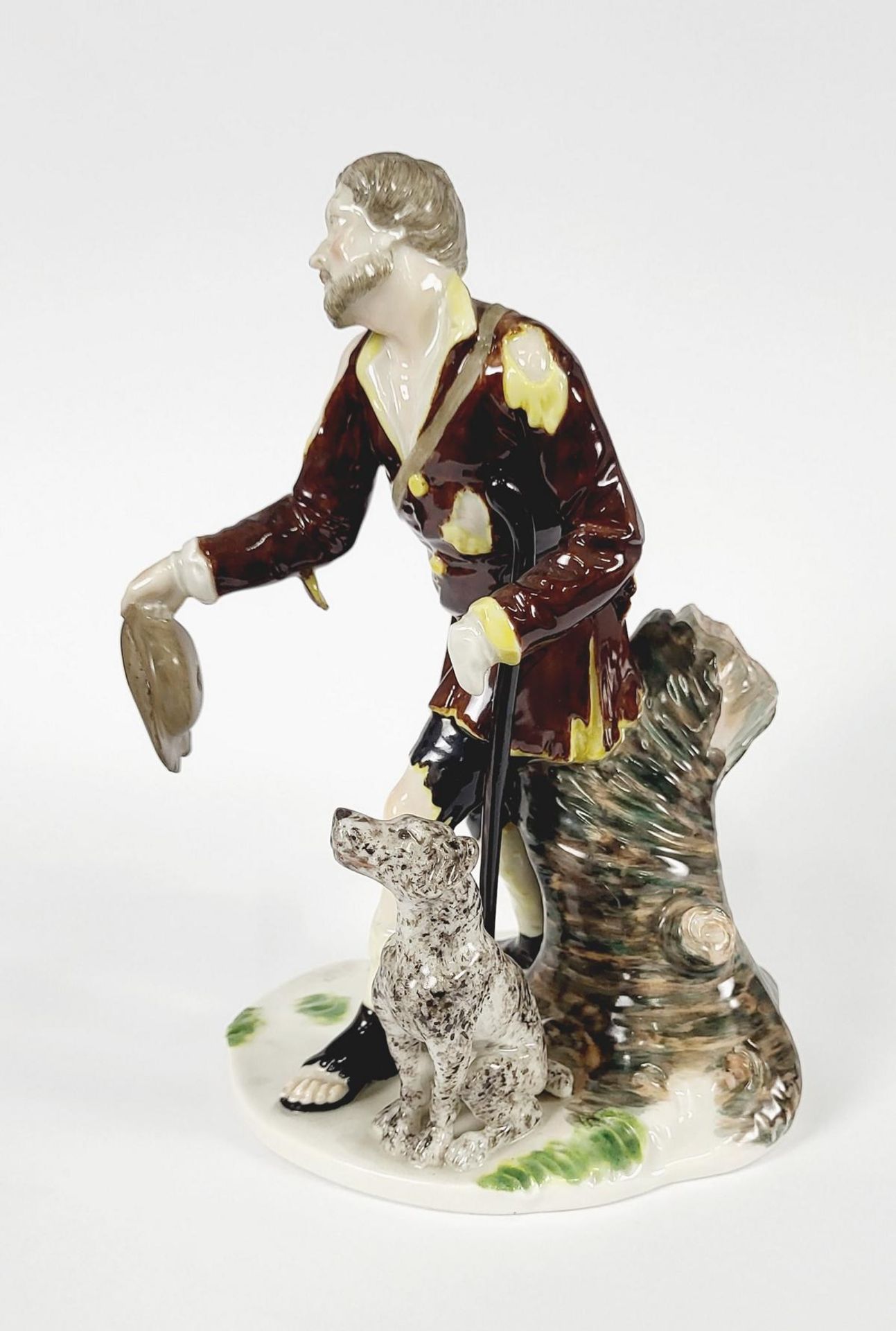 Nymphenburg Figur "Bettler mit Hund" - Marktfigur - Bild 3 aus 4
