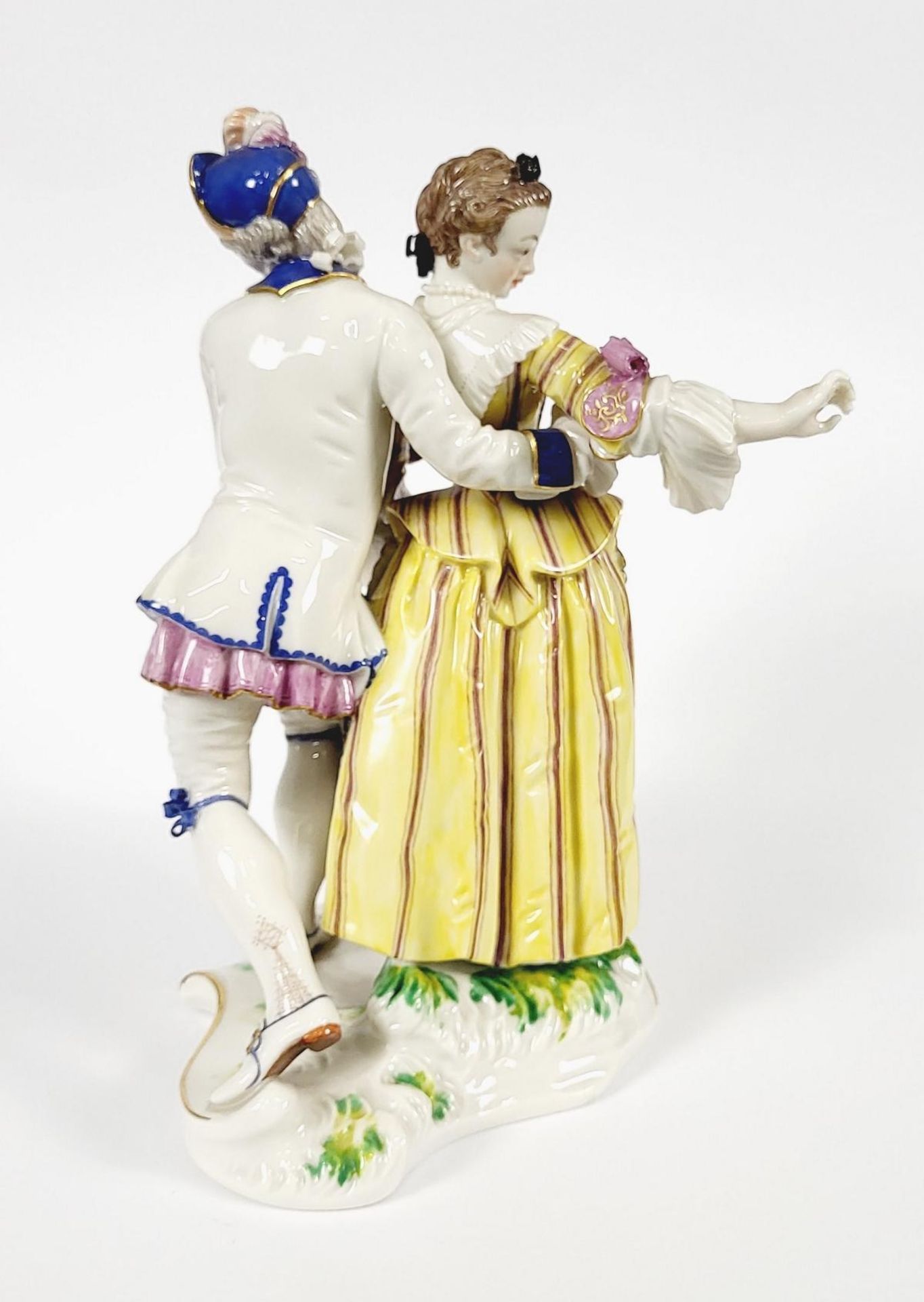Nymphenburg Figurengruppe "Läufer und Consortin" - Marktfigur - Bild 4 aus 4