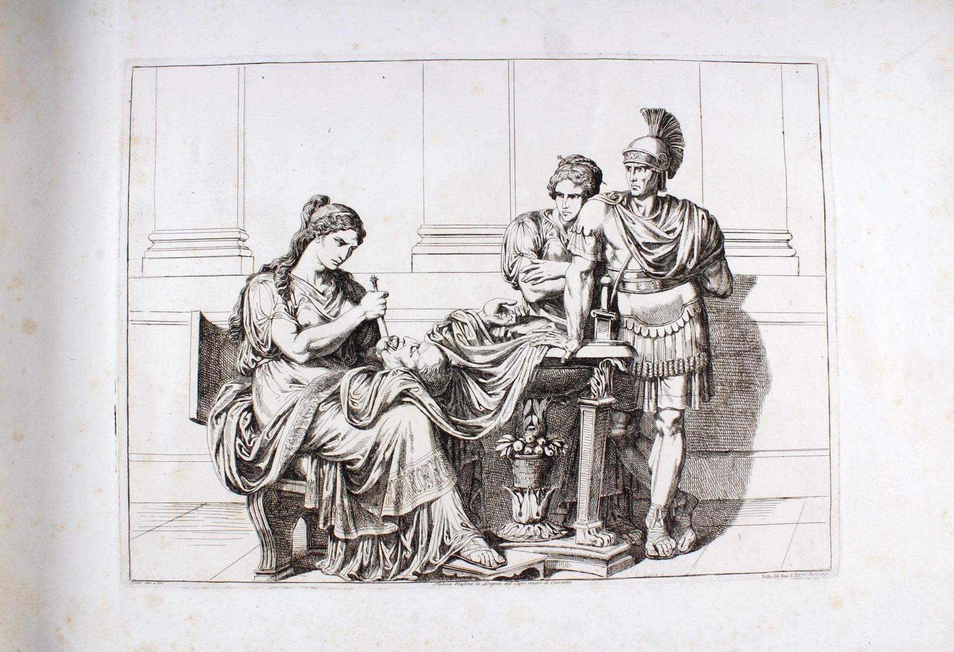 Album mit 97 Kupfertafeln, Istoria Romana von Bartolomeo Pinelli - Bild 21 aus 23