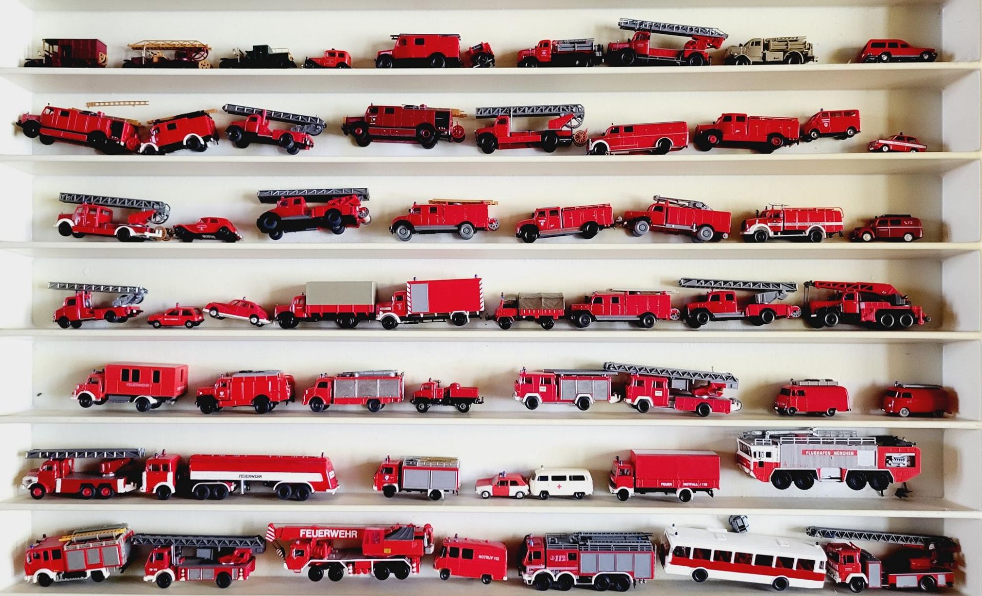 Sammlung Modellautos, Thema Feuerwehr, Maßstab 1:87 / H0