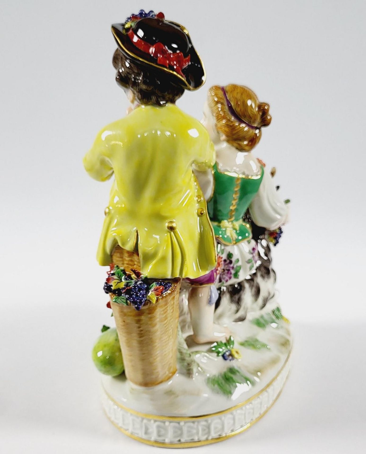 Figurengruppe, Der Herbst, Meissen 1. Wahl. - Image 4 of 7