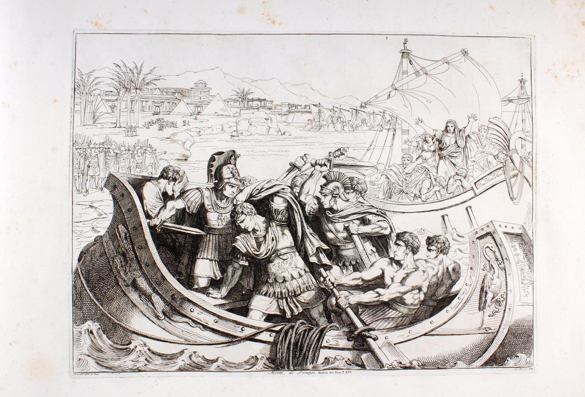 Album mit 97 Kupfertafeln, Istoria Romana von Bartolomeo Pinelli - Bild 17 aus 23