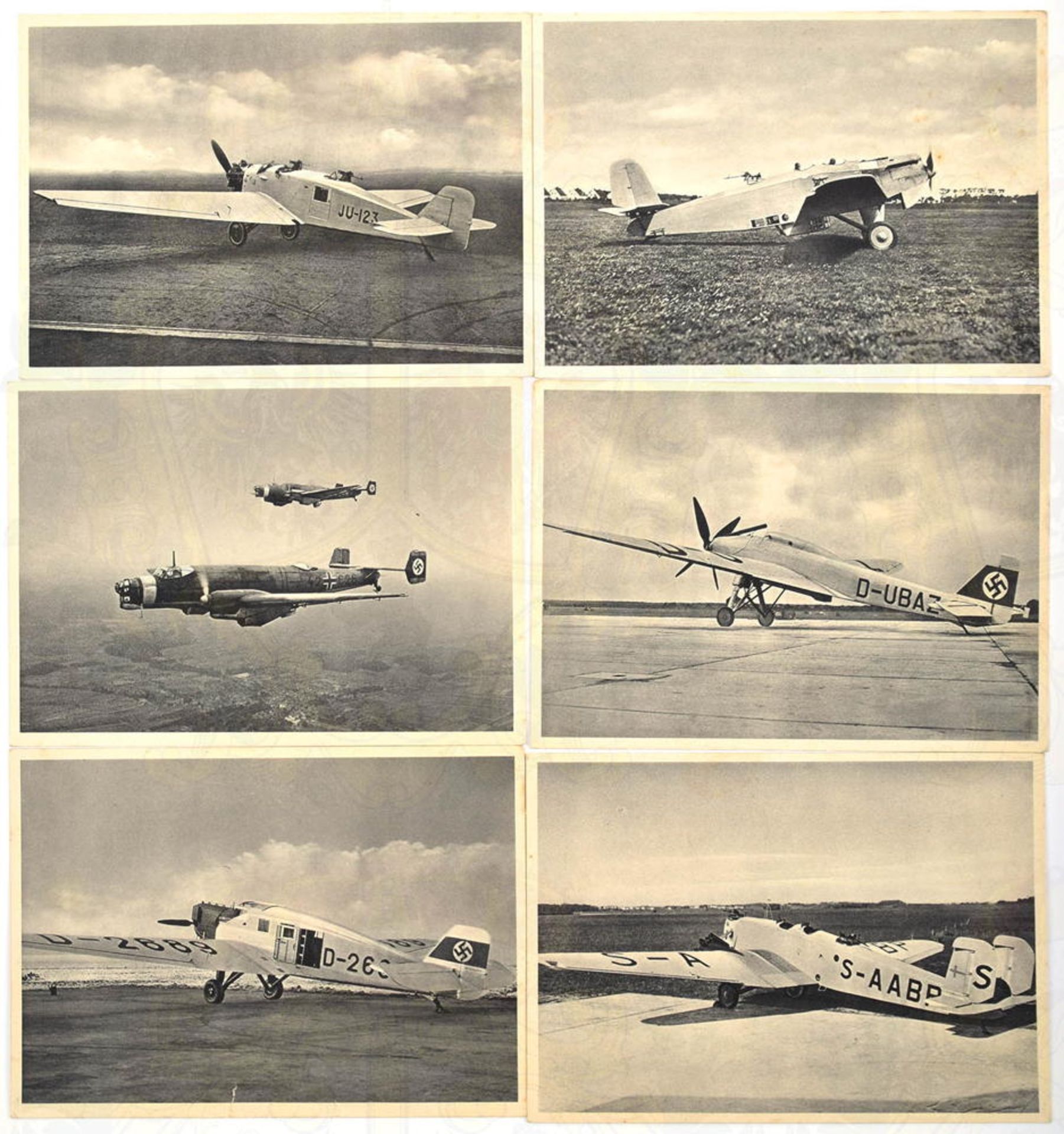 15 TYPENKARTEN JUNKERS-FLUGZEUGE - Bild 2 aus 2