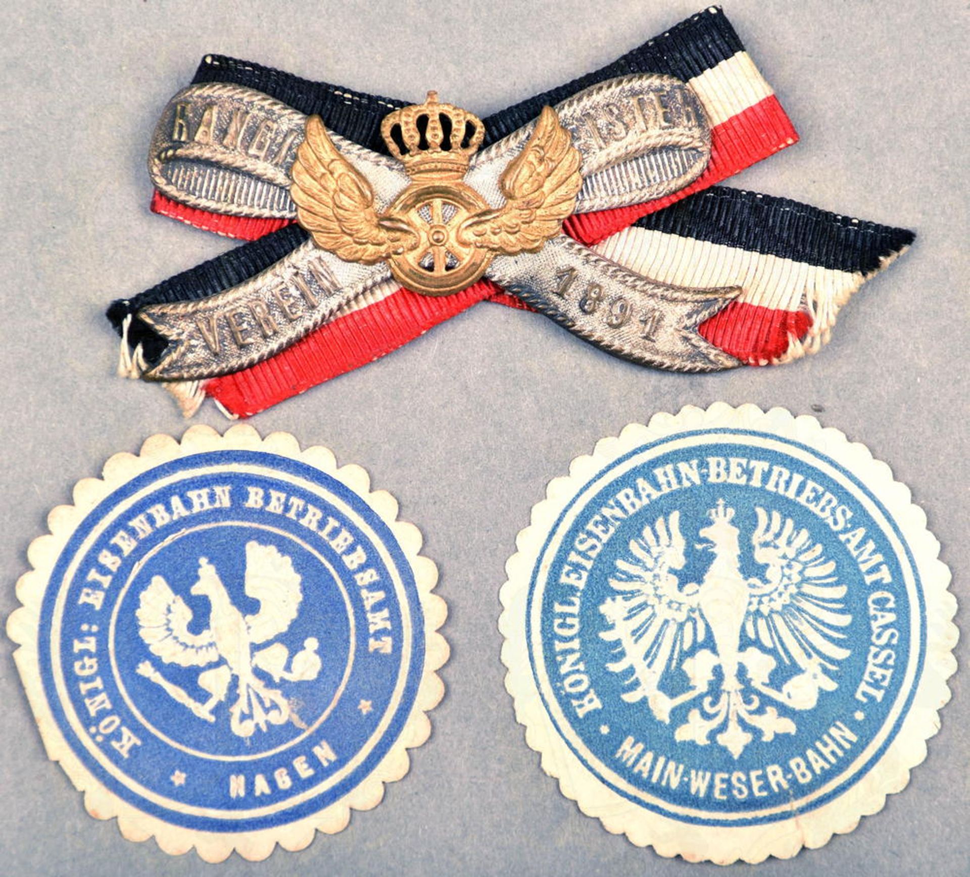 ABZEICHEN RANGIER-MEISTER-VEREIN 1891