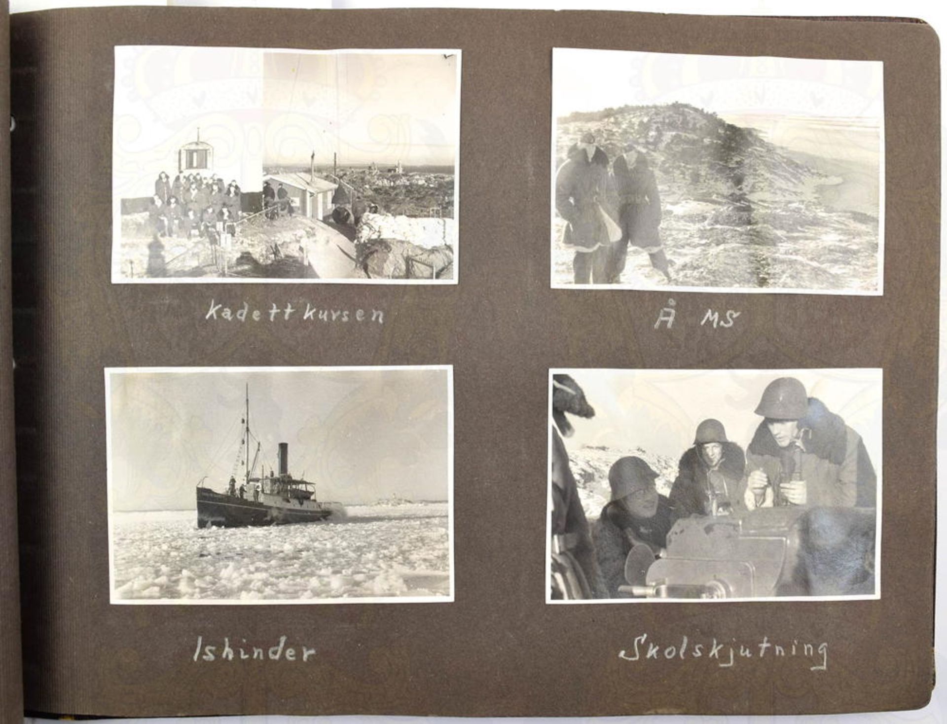 FOTOALBUM KRIEGSMARINE UND LANDSTREITKRÄFTE SCHWEDEN