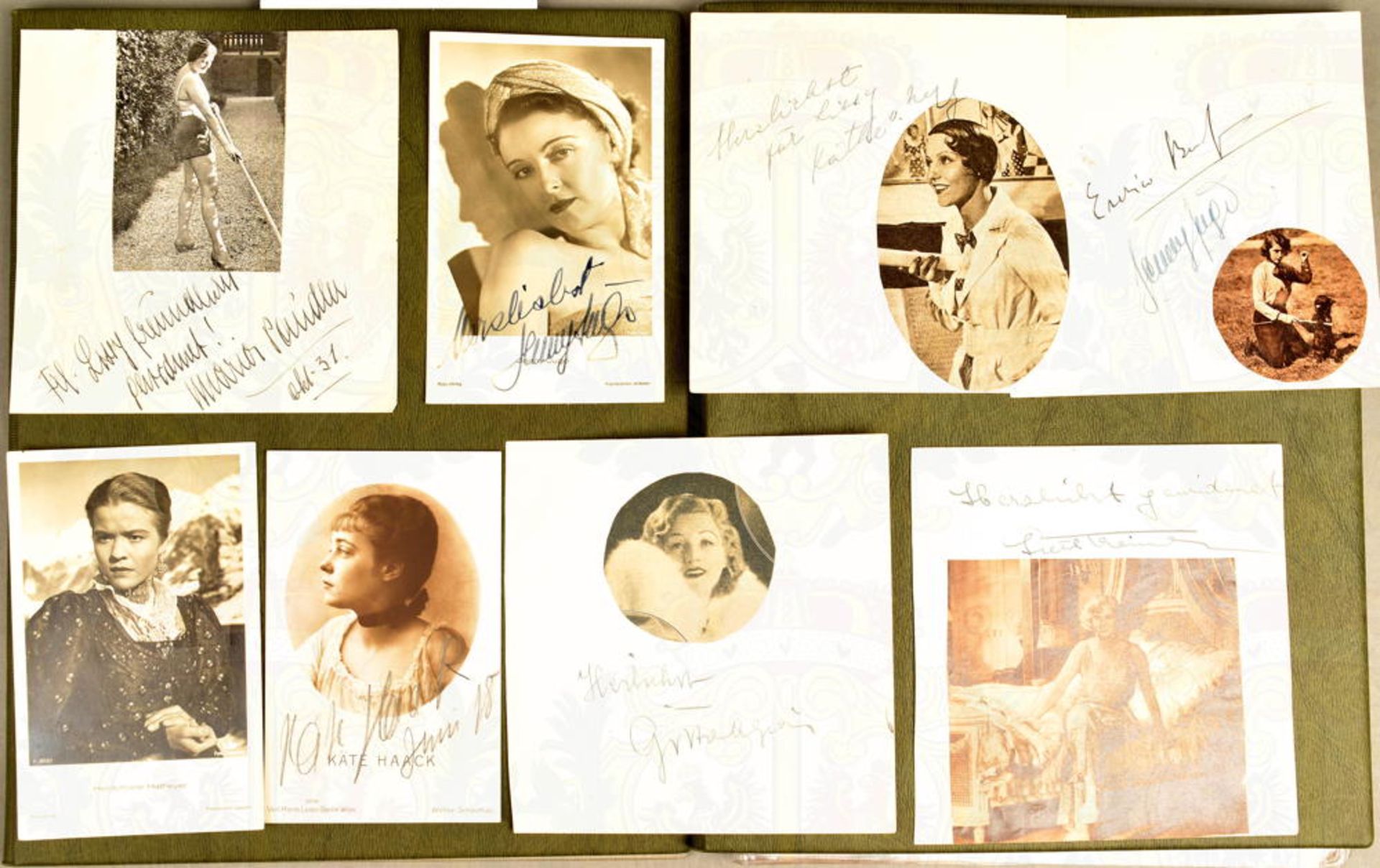 SAMMLUNG ÜBER 25 AUTOGRAPHEN UFA-FILMSTARS