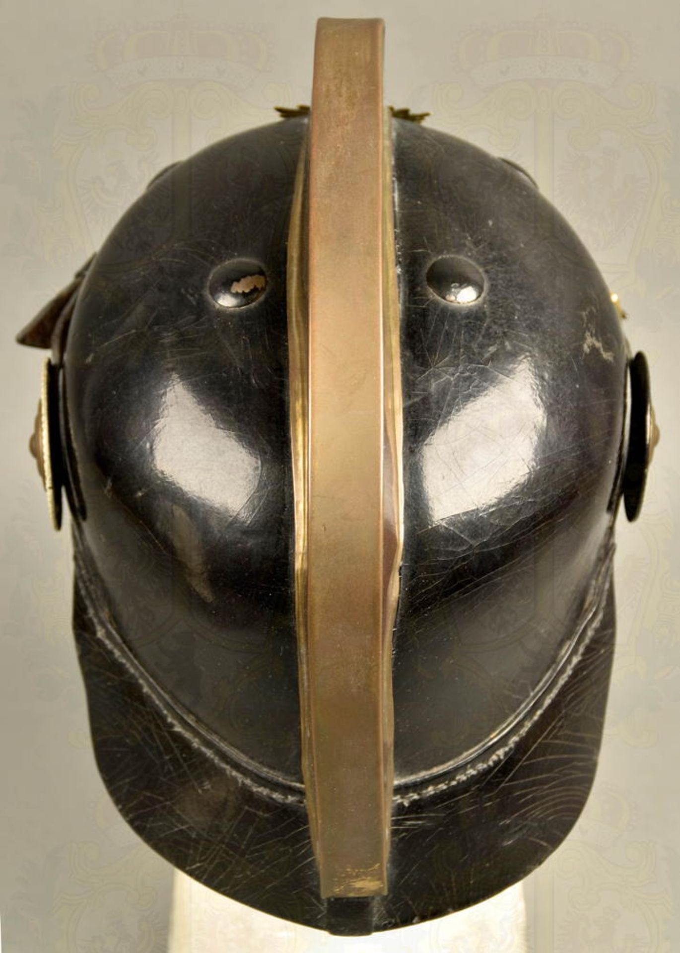 FEUERWEHRHELM KÖNIGREICH SACHSEN UM 1910 - Bild 7 aus 10