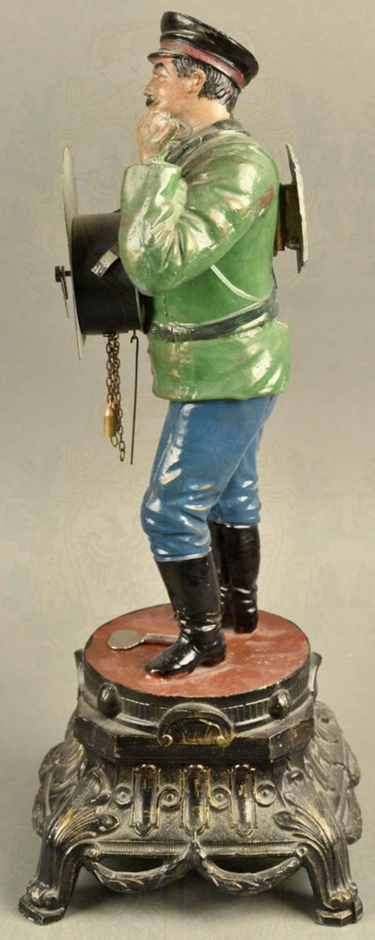 SCHWARZWÄLDER FIGURENUHR UM 1900 - Bild 2 aus 4