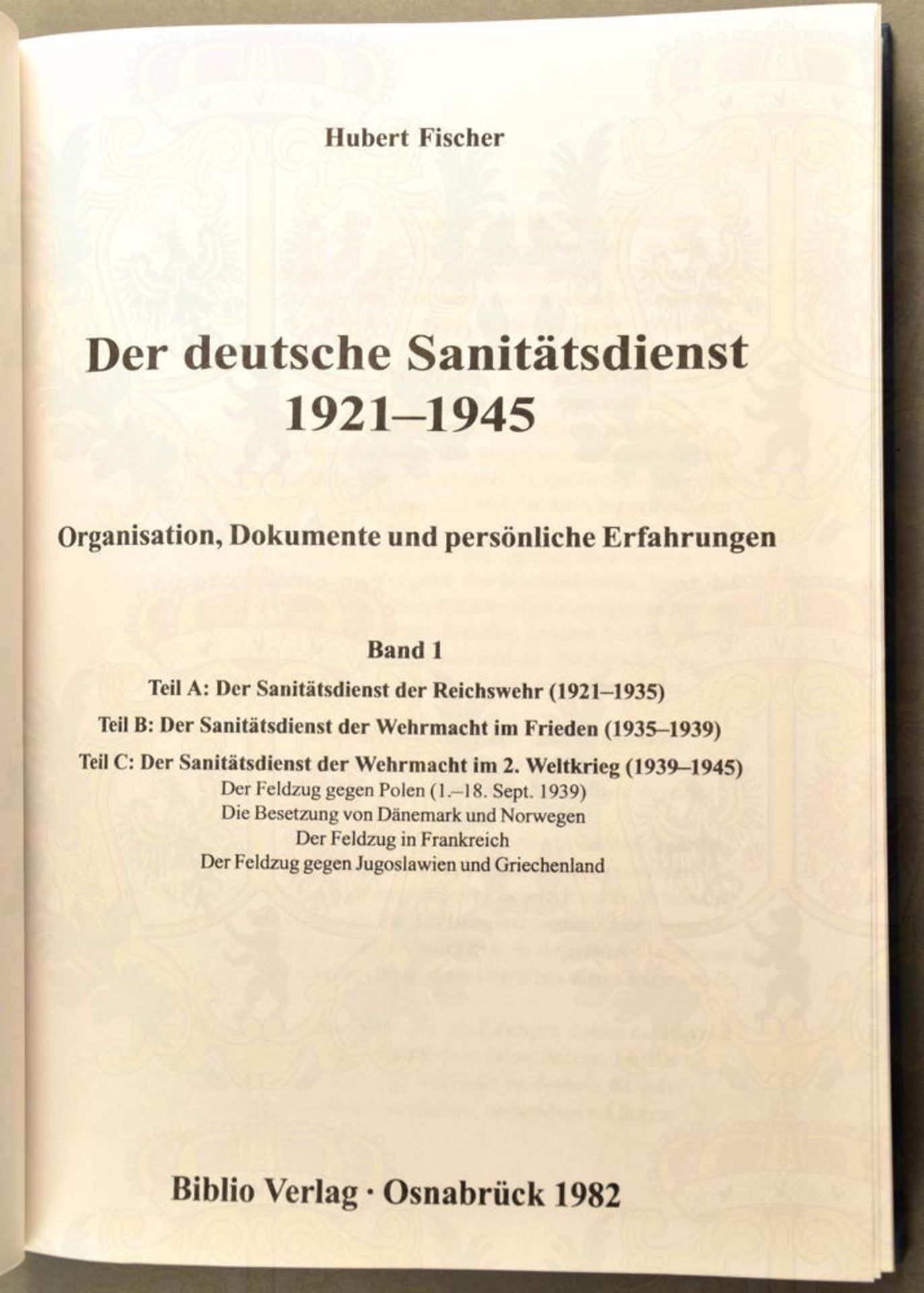 DER DEUTSCHE SANITÄTSDIENST 1921-1945 - Bild 2 aus 2