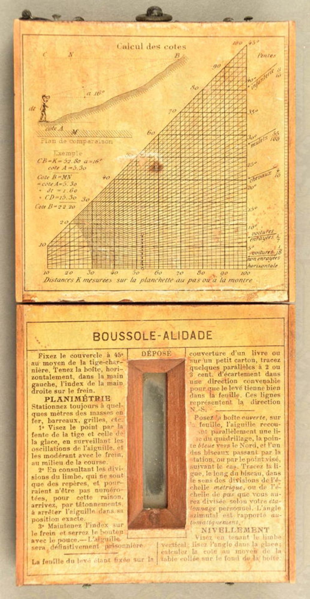 KOMPASS BOUSSOLE-ALIDADE - Bild 6 aus 6