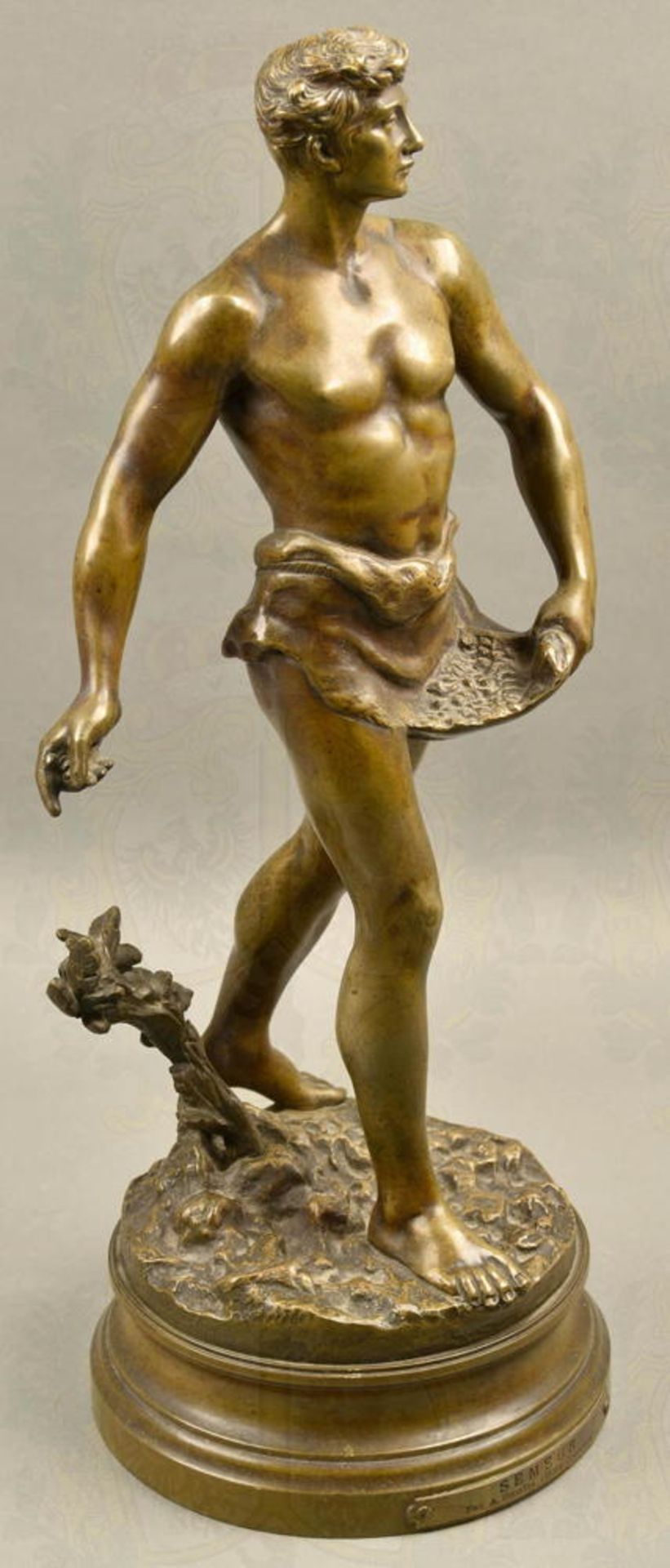 Bronzeplastik Adrien E. Gaudez "Der Sämann" - Bild 2 aus 5