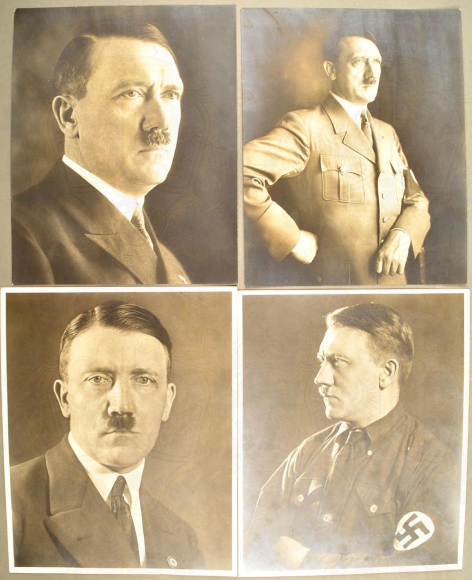 4 Pressefotos Reichskanzler Adolf Hitler