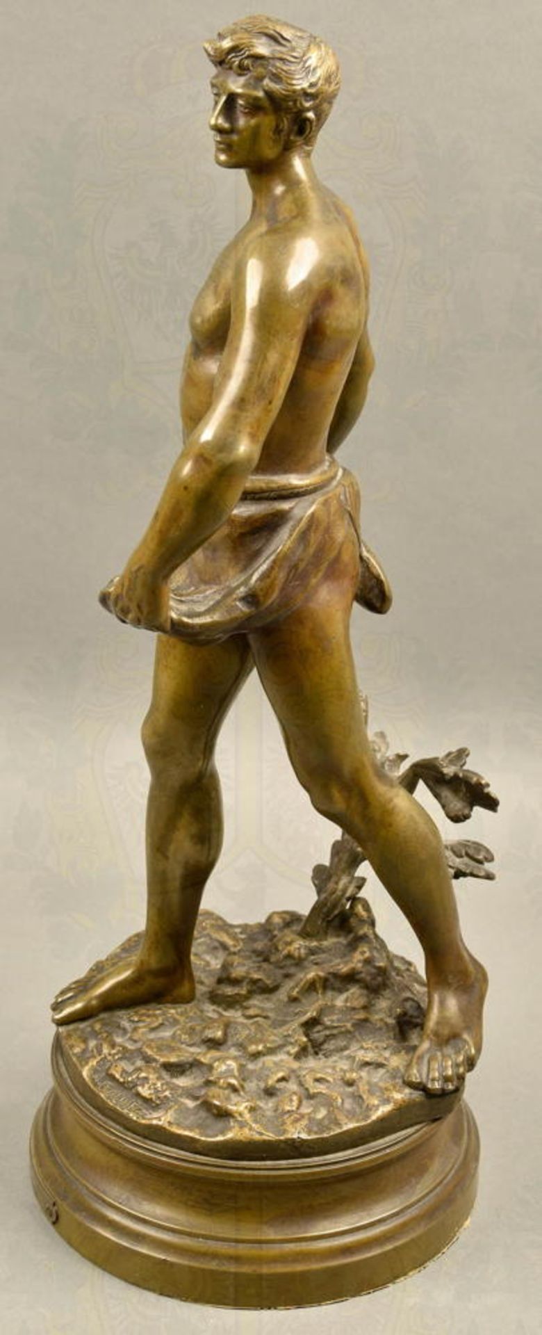 Bronzeplastik Adrien E. Gaudez "Der Sämann" - Bild 3 aus 5