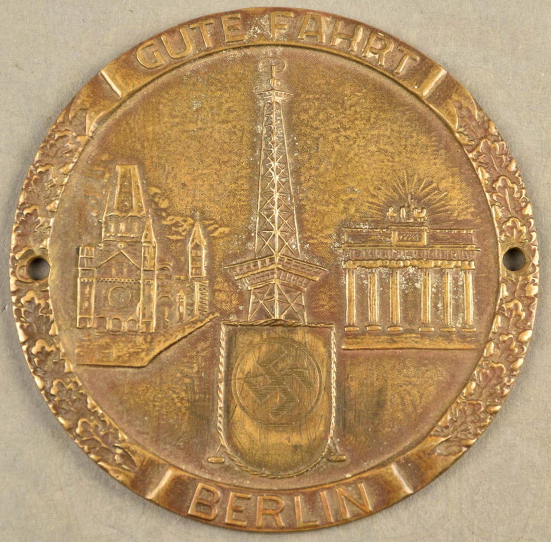 Kühlerplakette Gute Fahrt Berlin