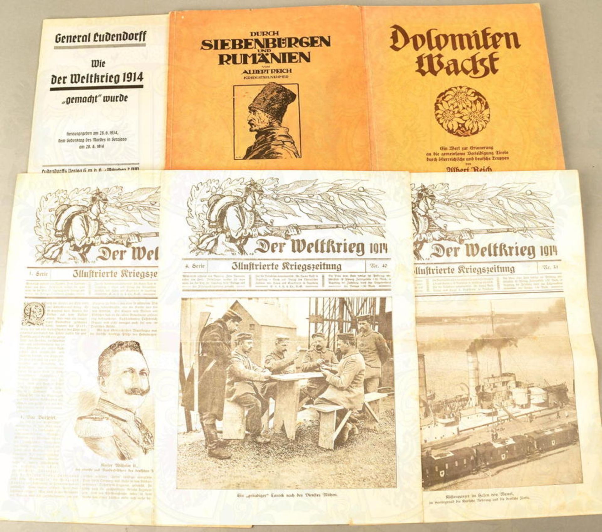 ILLUSTRIERTE KRIEGSZEITUNG, DOLOMITEN WACHT UND