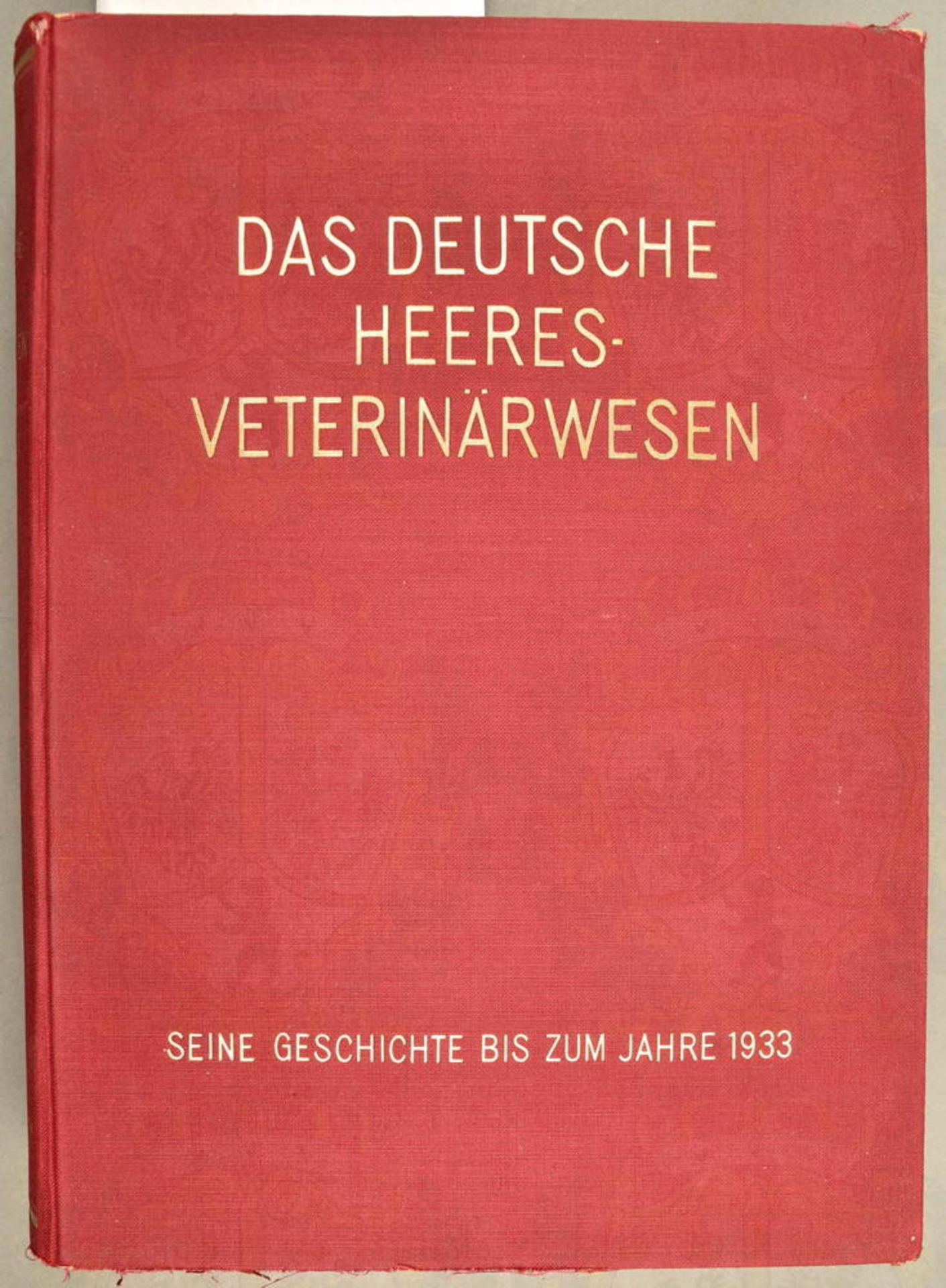 Das Deutsche Heeres-Veterinärwesen