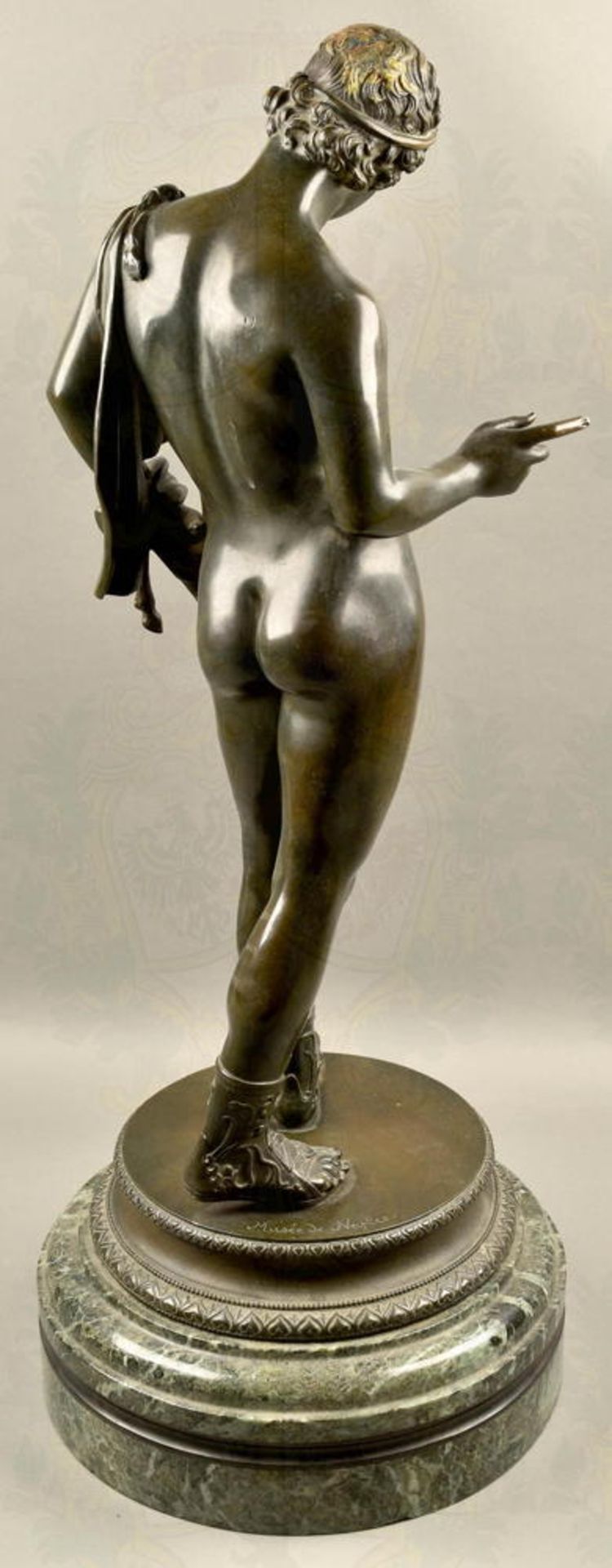 Bronzeplastik Dionysos - Bild 4 aus 5
