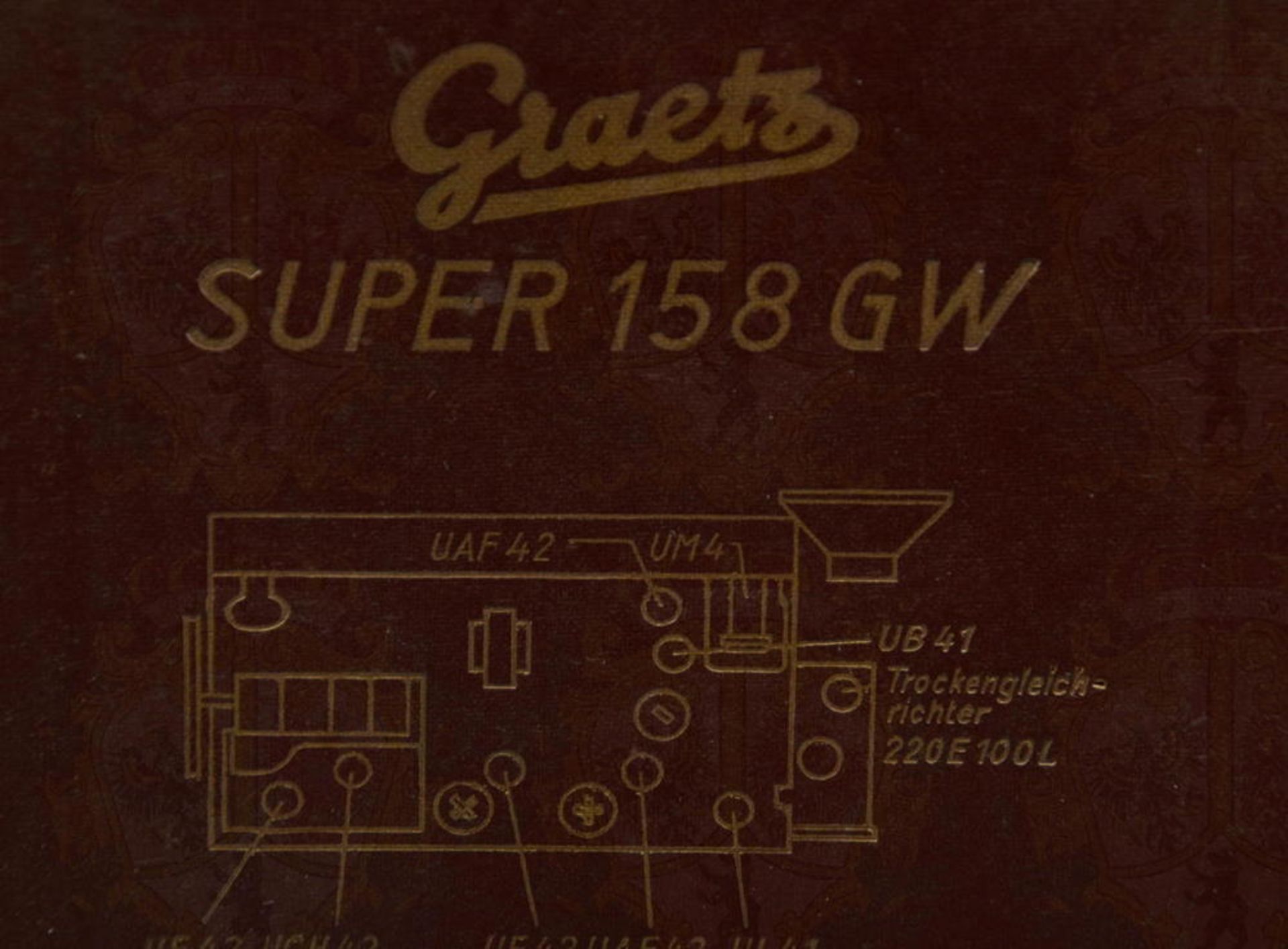 Radio Graetz Super 158 GW - Bild 5 aus 5