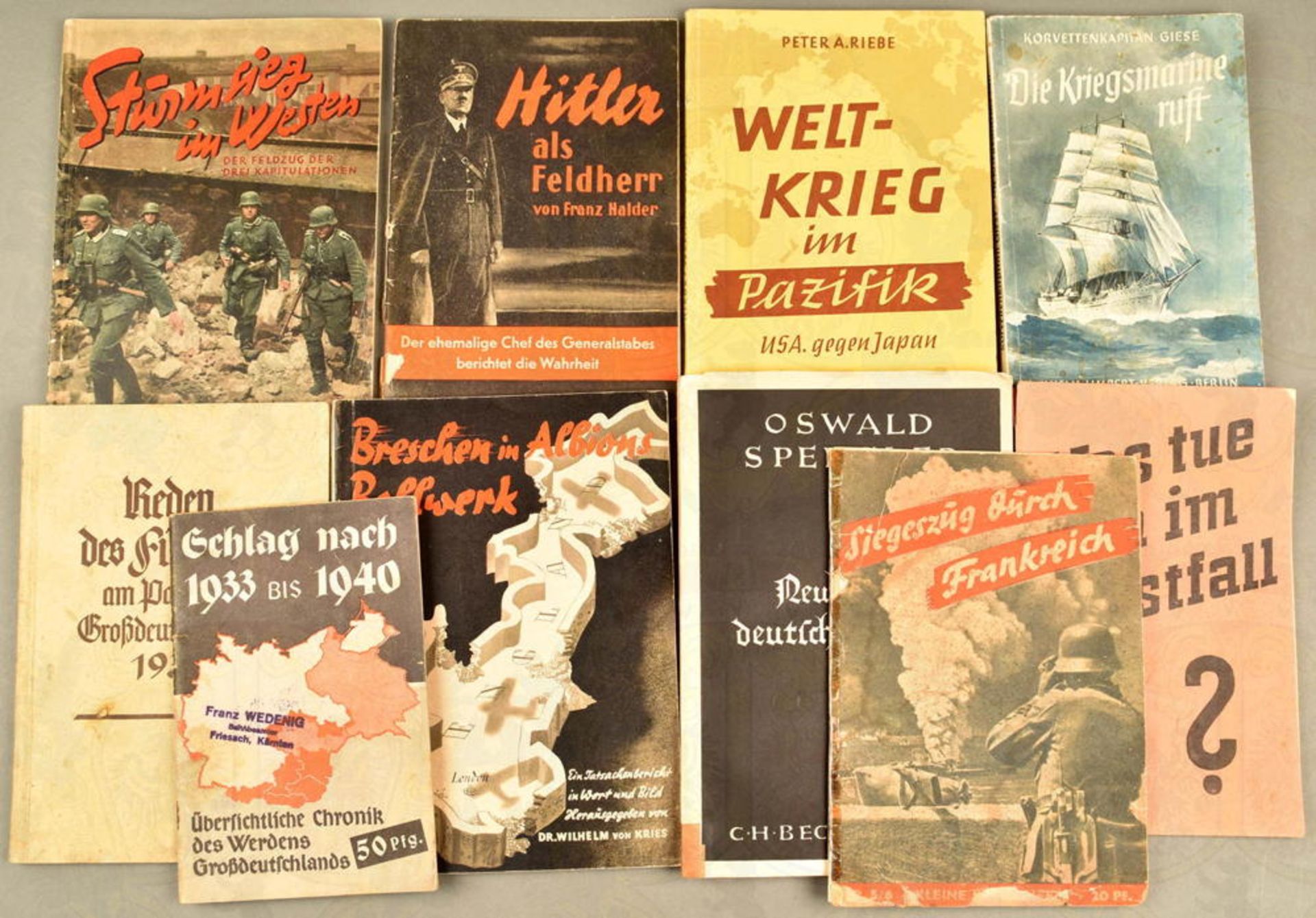 10 Kleinschriften 3. Reich