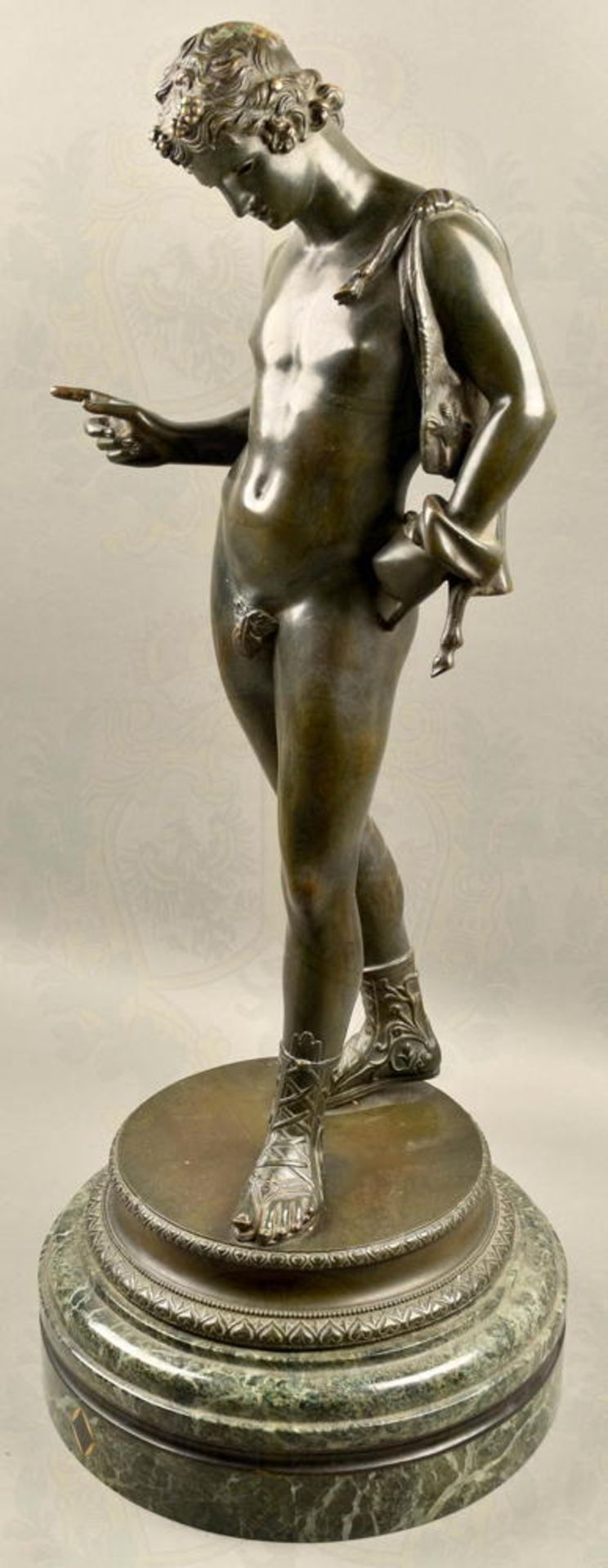 Bronzeplastik Dionysos - Image 2 of 5