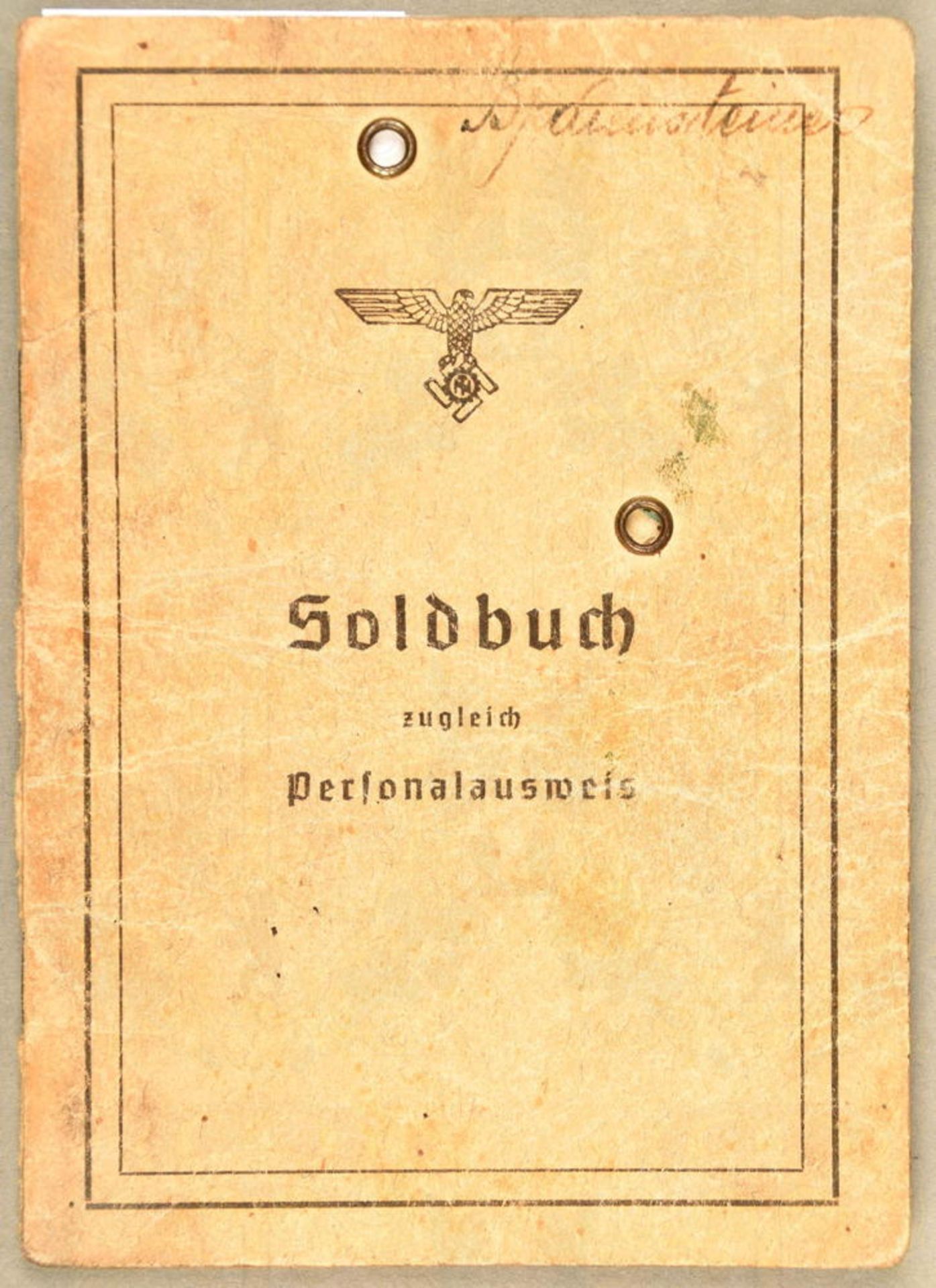 Soldbuch Oberpionier der Einsatzgruppe Süd