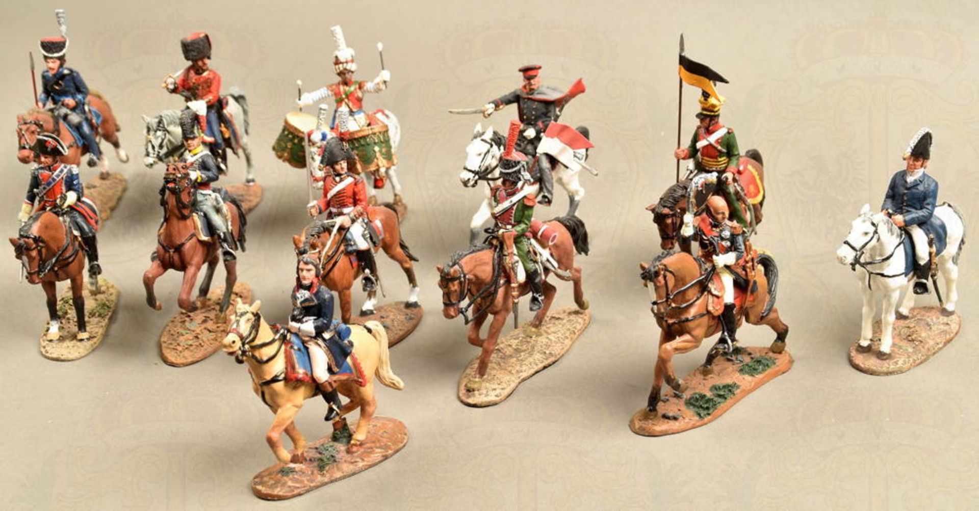 23 Zinnfiguren berittene Truppen Napoleonische Kriege