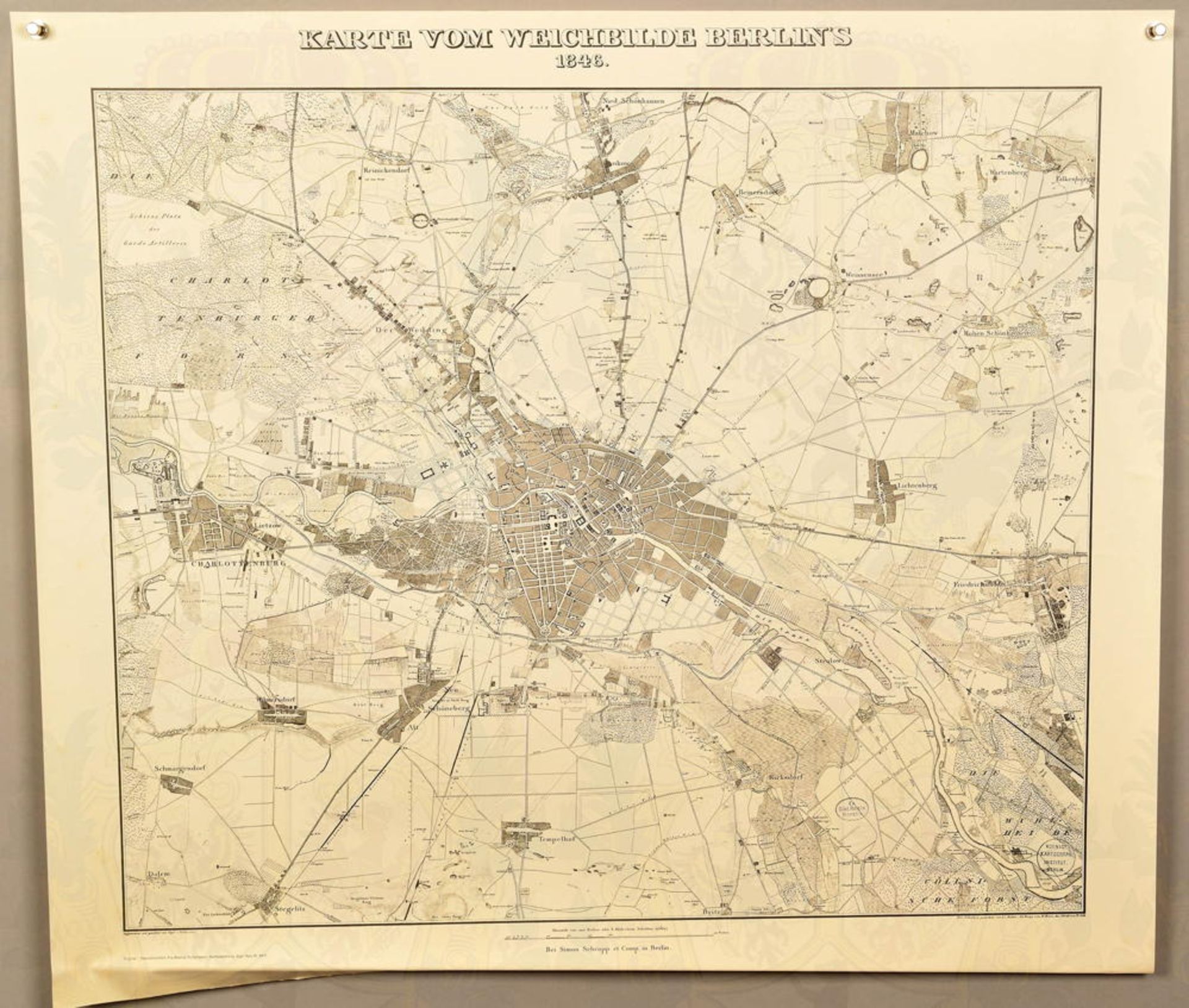 16 Stadtpläne und Landkarten, Nachdrucke des 17.-19. Jhd., u.a. Innenstädte u. Umgebungskarten von - Image 2 of 2