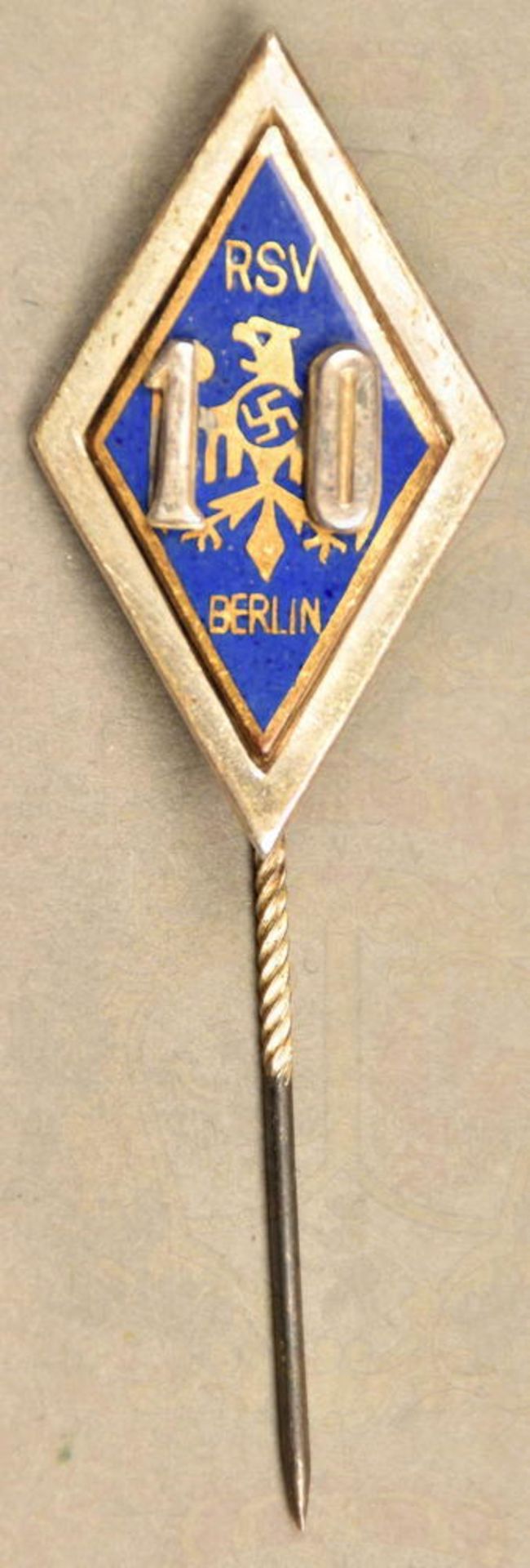 Silver honour badge Reichsbahn sports club Berlin - Image 2 of 3