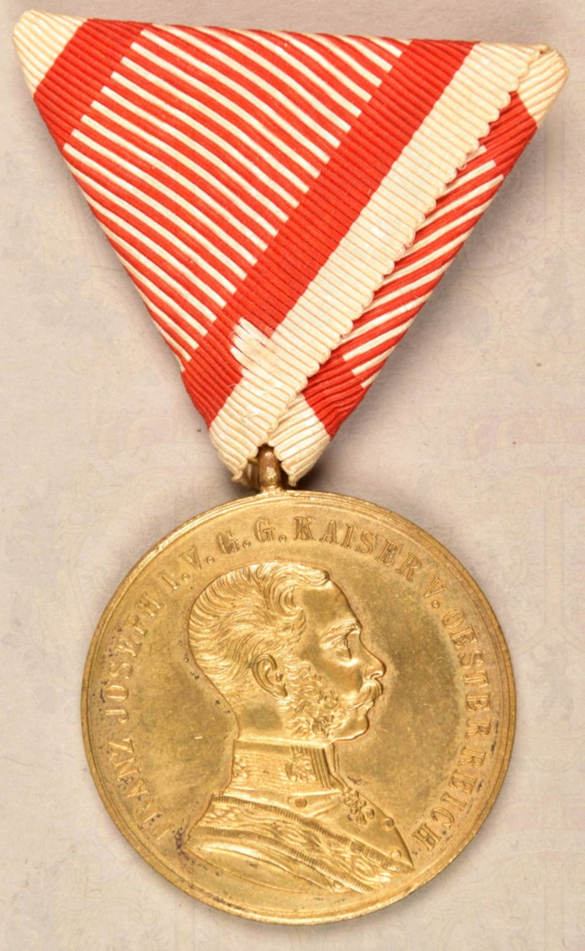 Goldene Tapferkeitsmedaille Kaiser Franz Joseph I.
