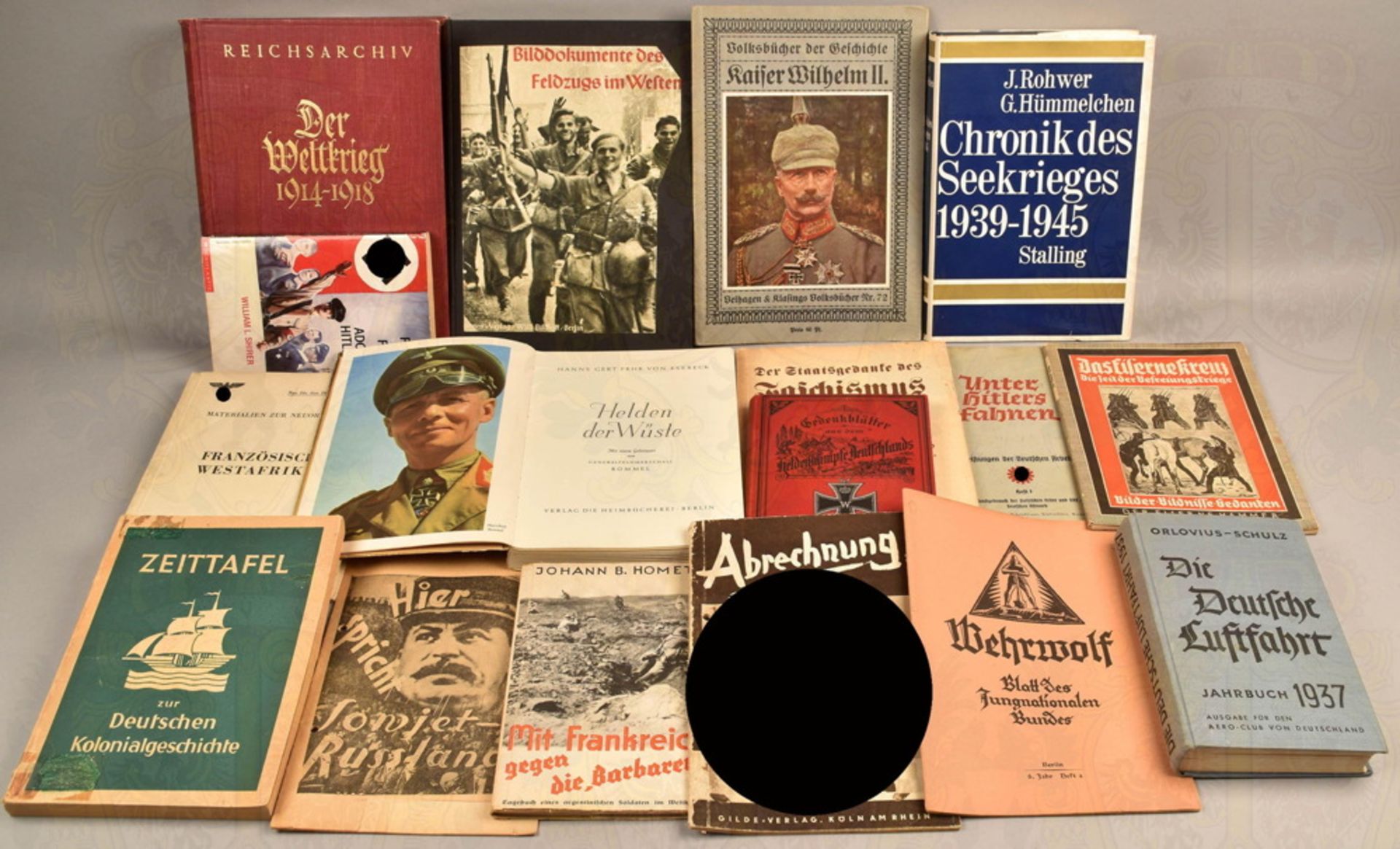 Lot 45 Titel Kriegsgeschehen und Politik