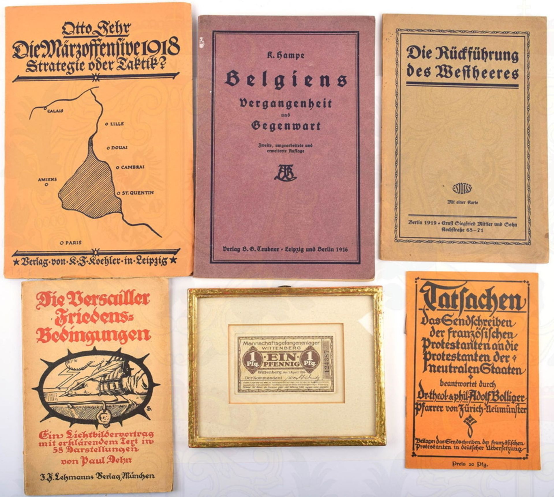 5 KLEINSCHRIFTEN 1. WELTKRIEG