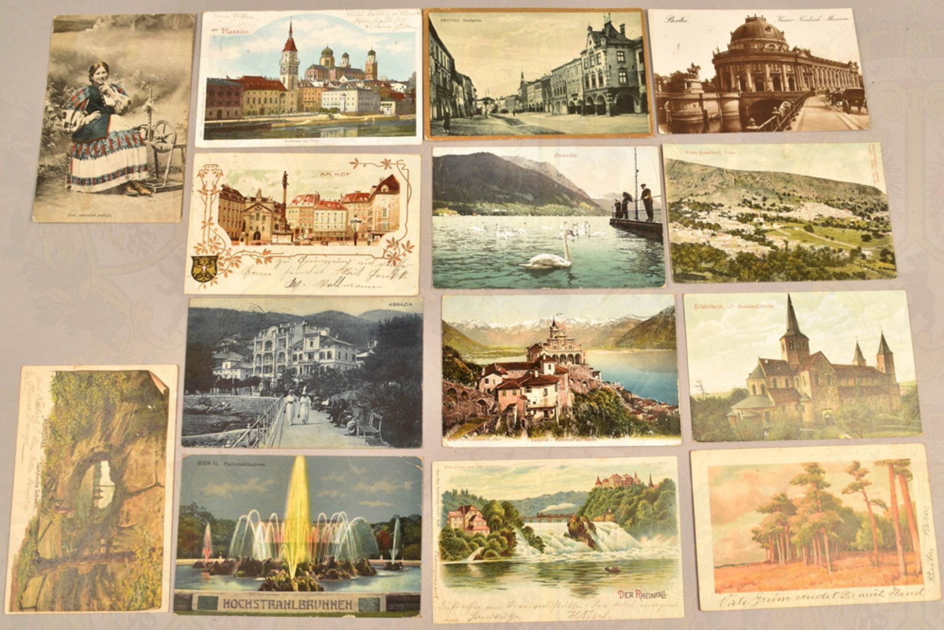300 Ansichtskarten 1897-1958